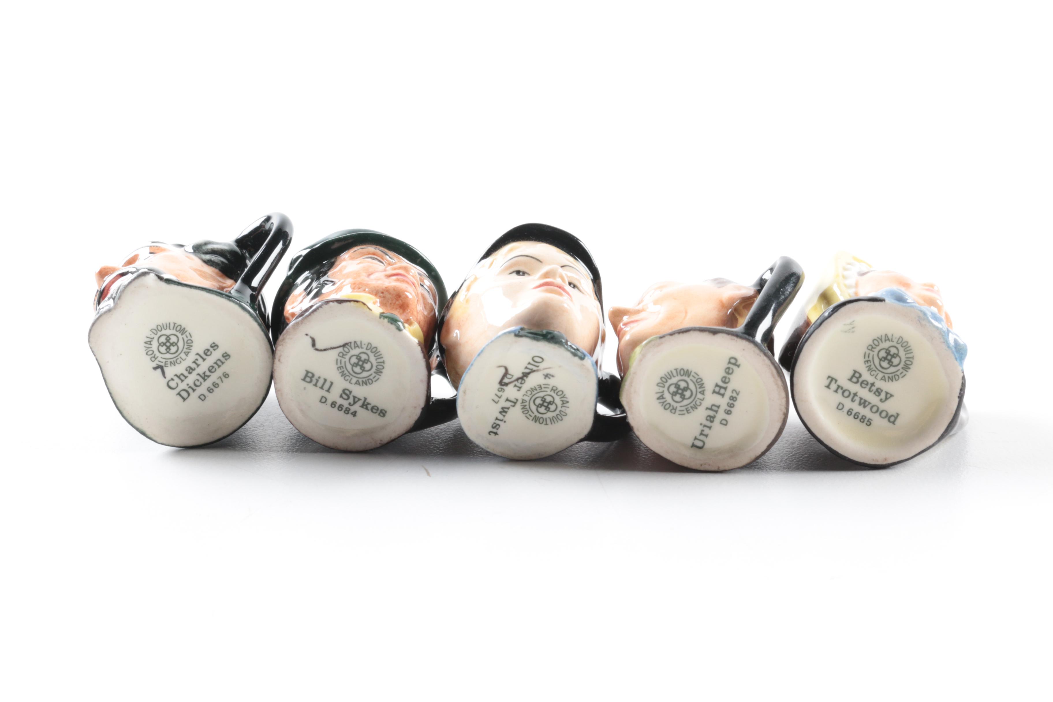 Miniature Royal Doulton Character Jugs