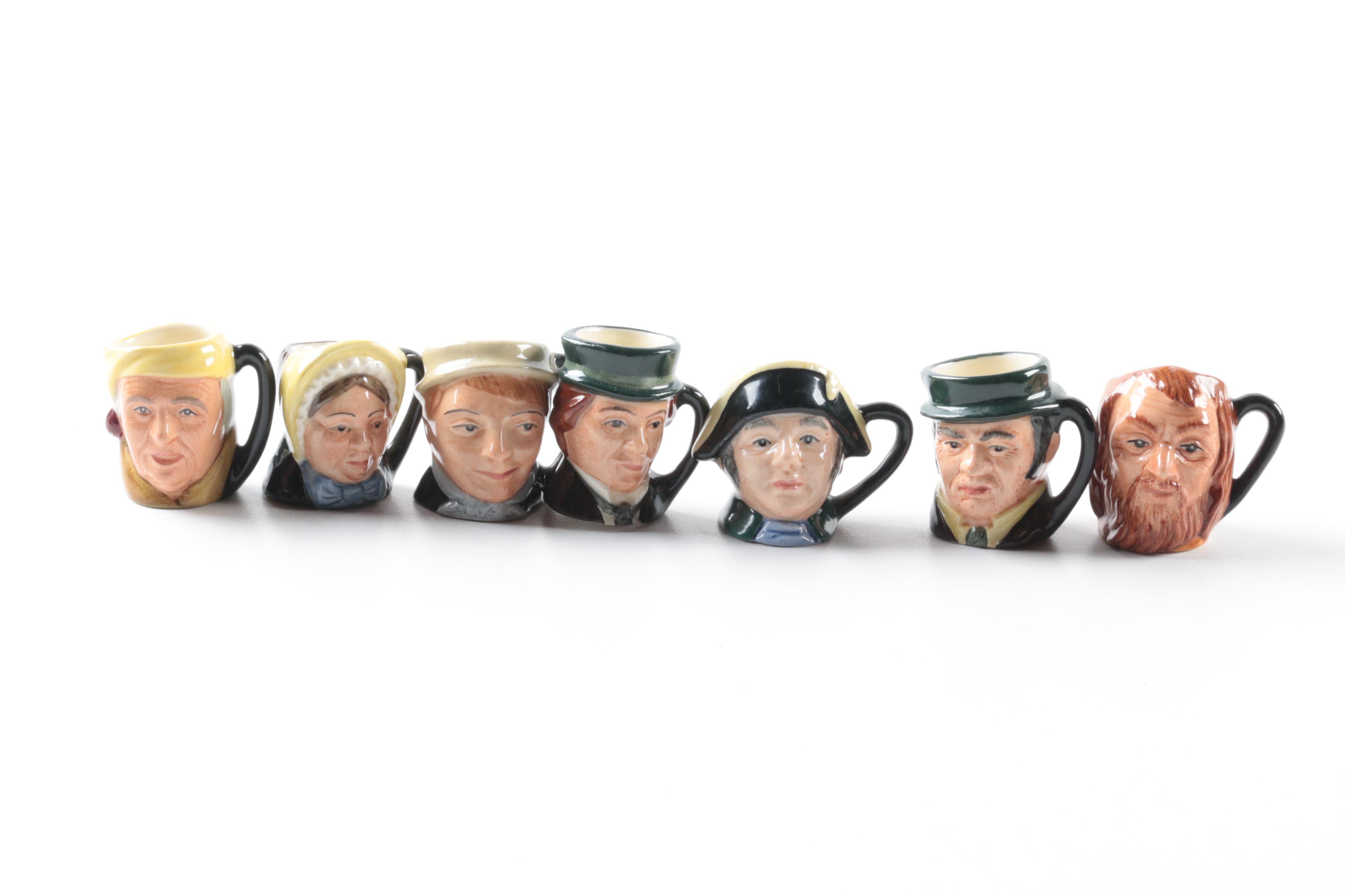 Miniature Royal Doulton Character Jugs
