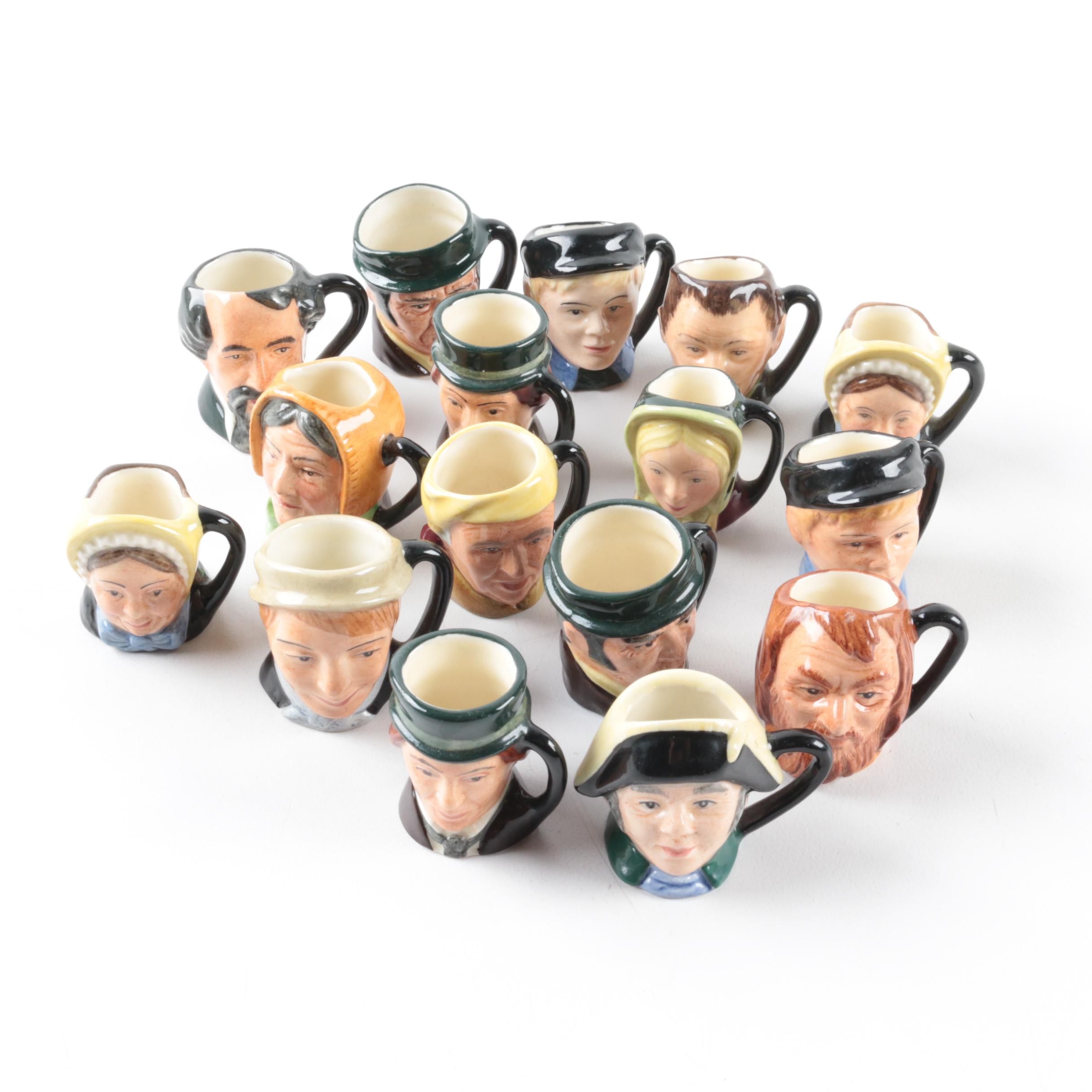 Miniature Royal Doulton Character Jugs