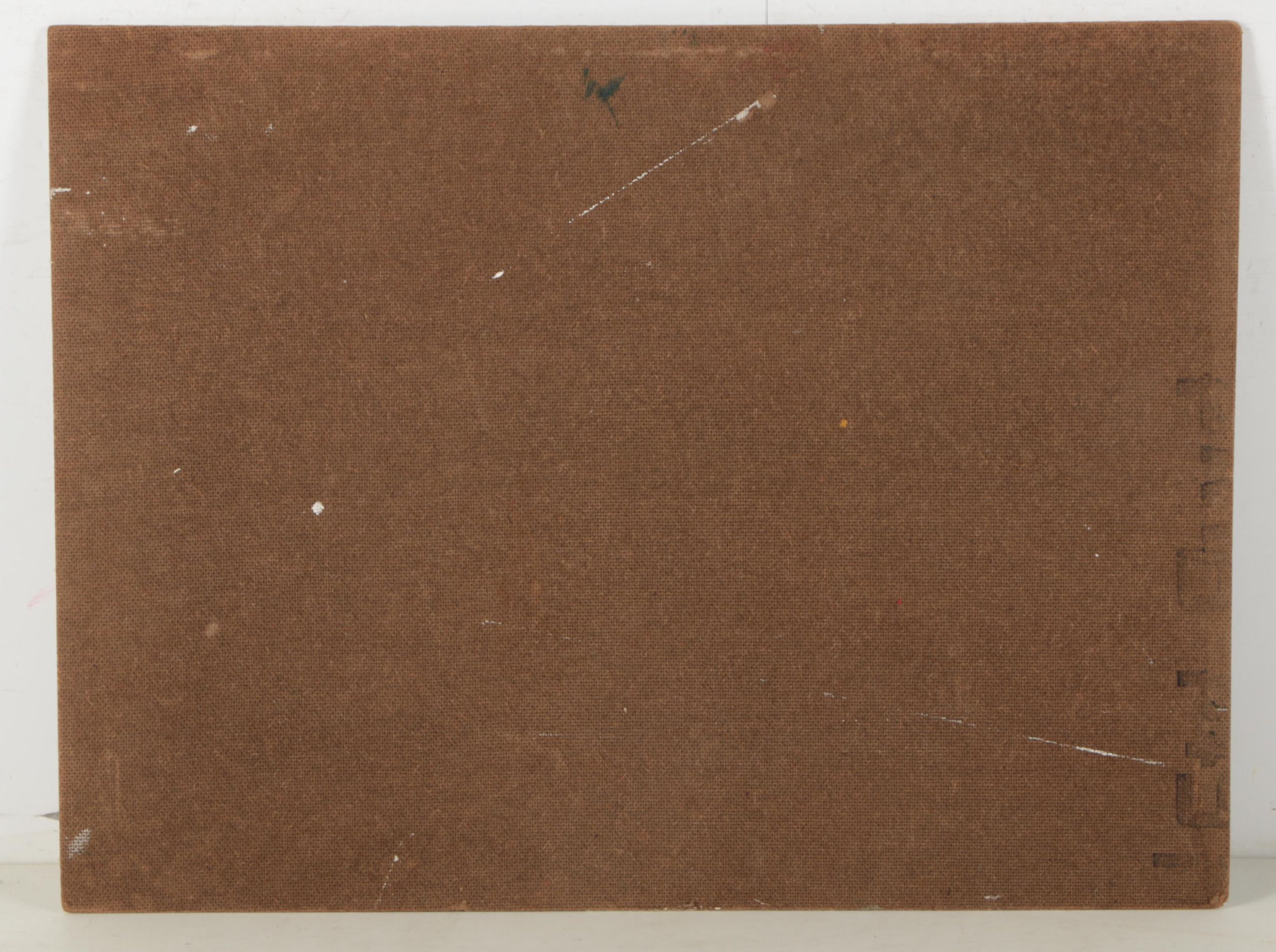 Oil Painting of Two Seated Figures