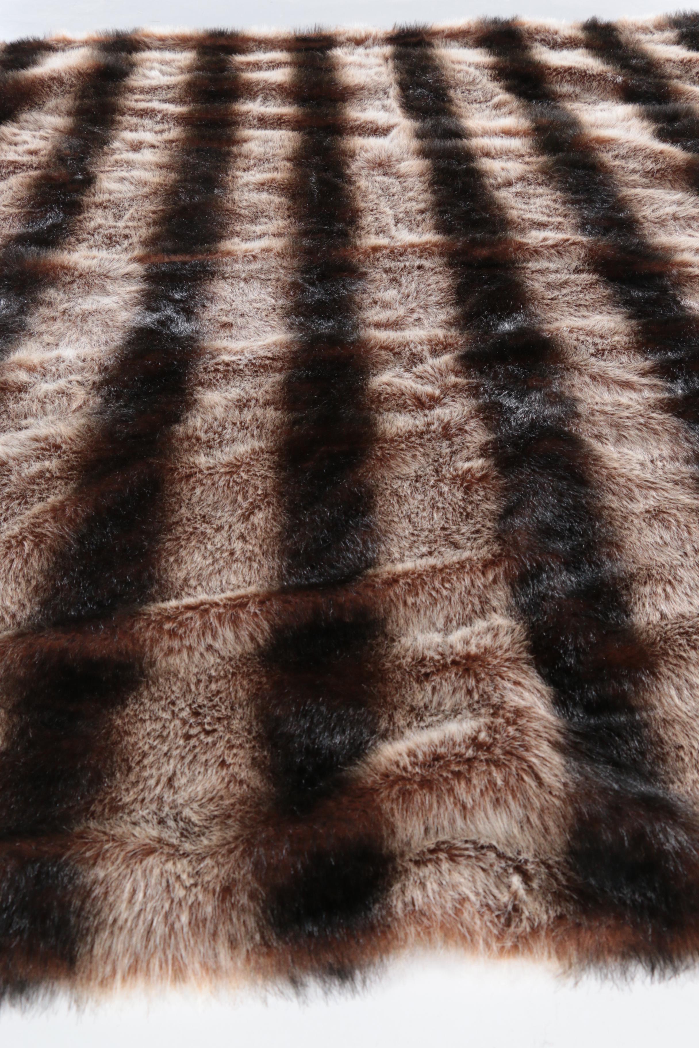 Faux Fur Throw