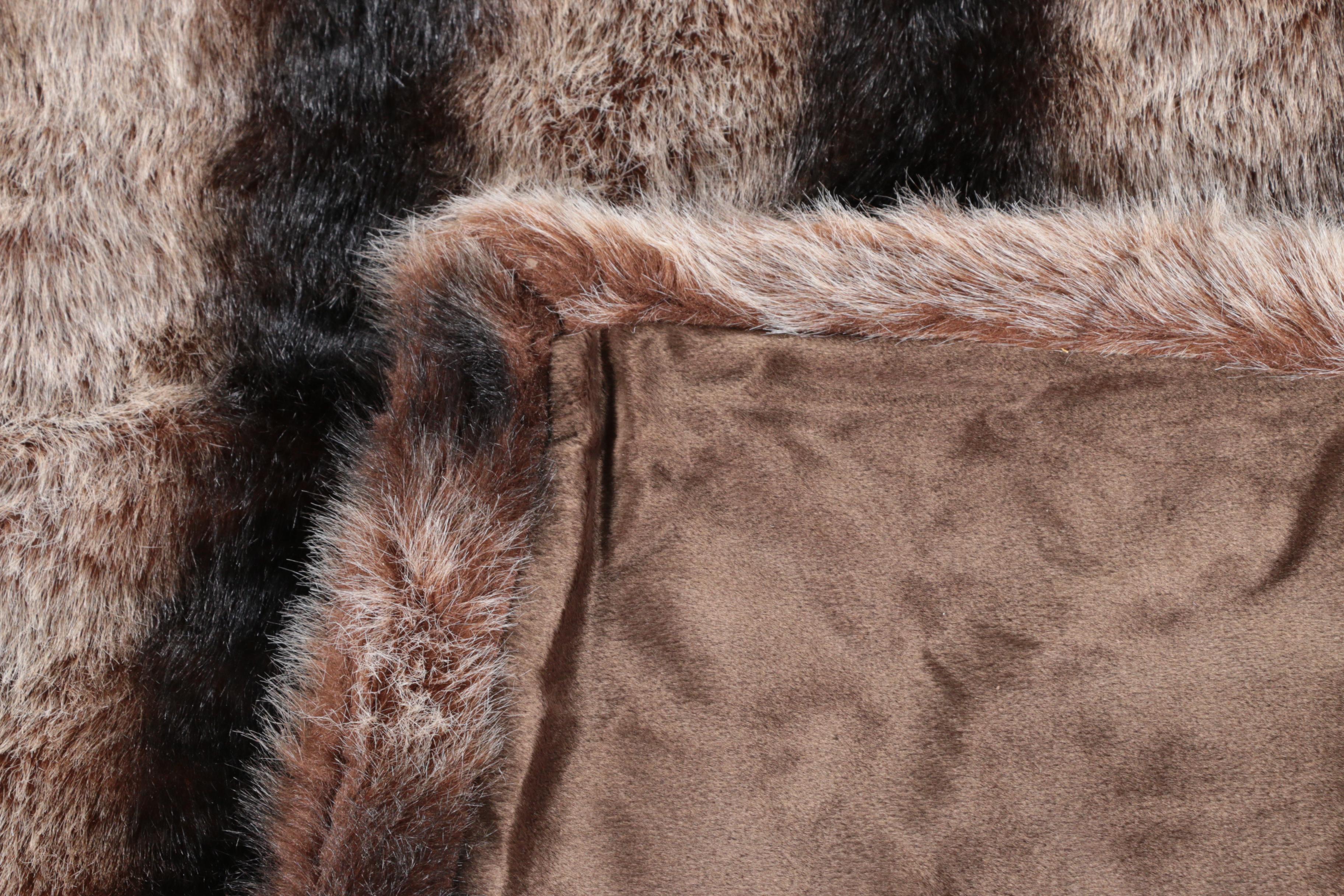 Faux Fur Throw