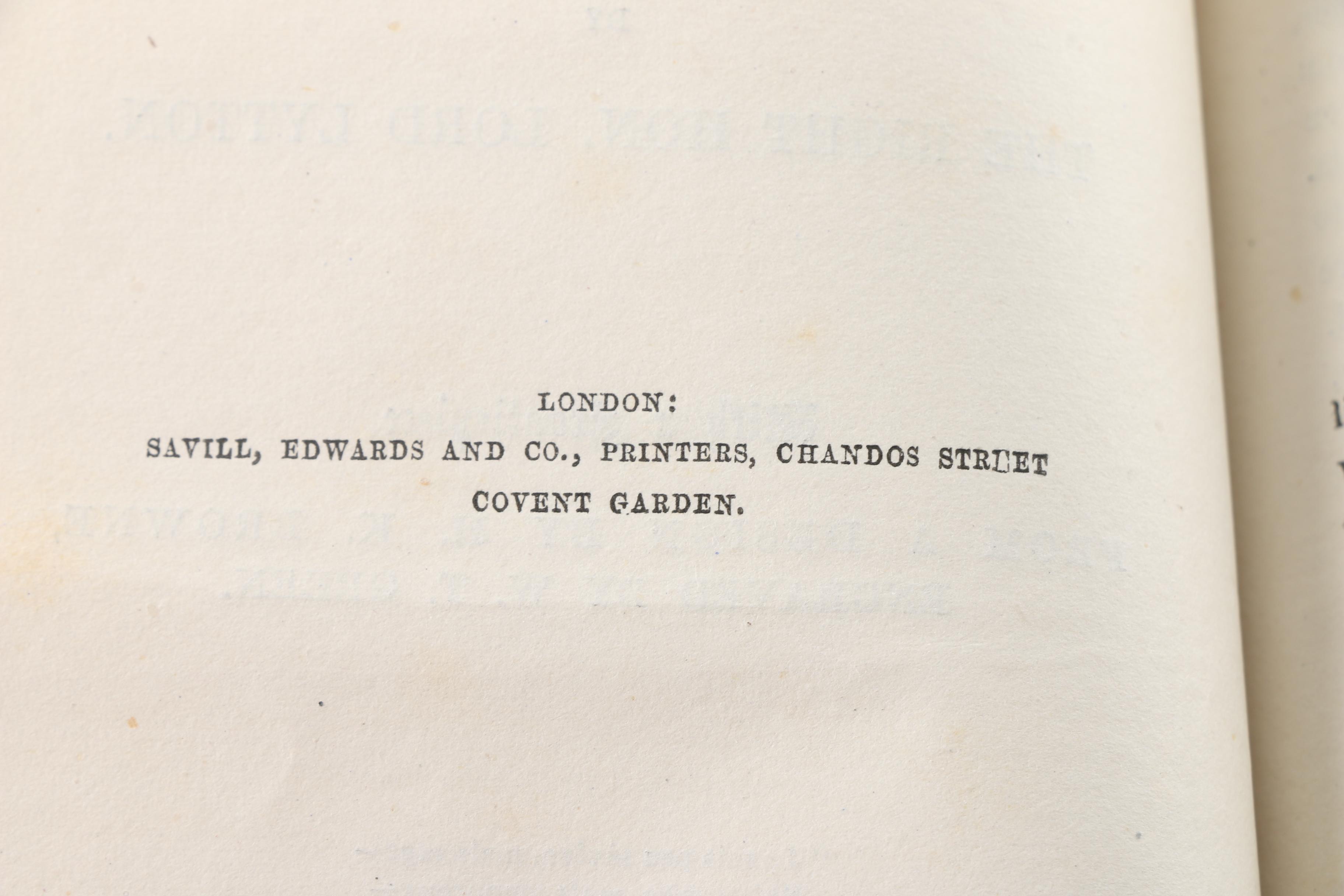 Antique Twelve-Volume Set of Novels by Lord Lytton