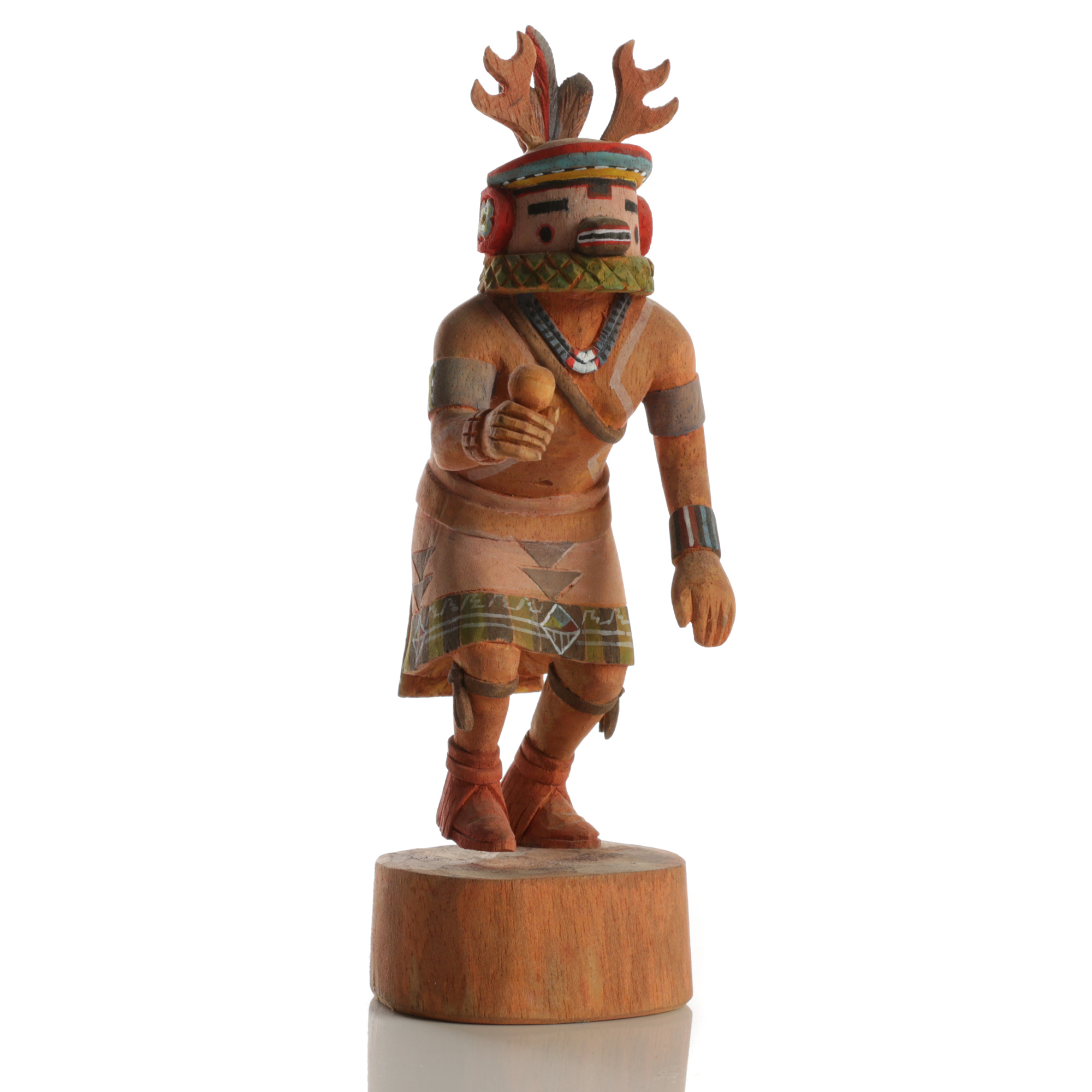 Kachina Wood Doll "Deer Dancer"