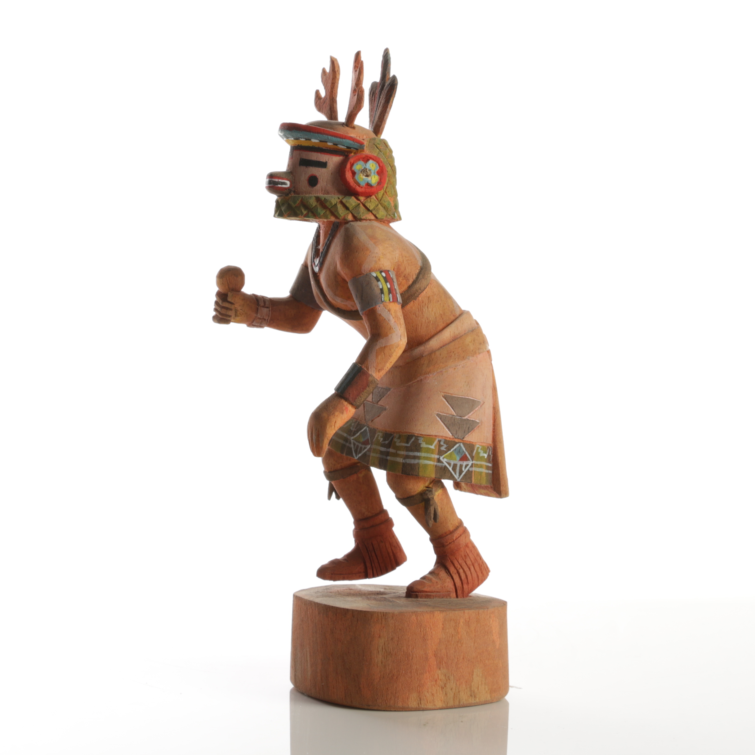 Kachina Wood Doll "Deer Dancer"