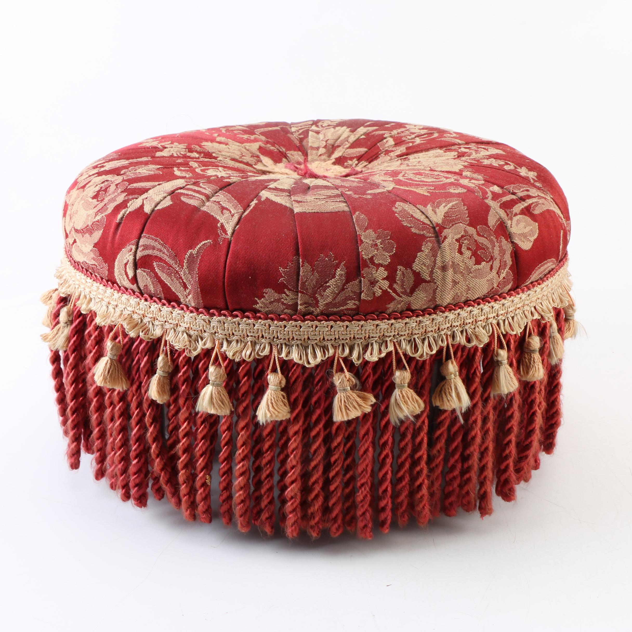 Two Magazine Racks, a Picture Frame, and an Ottoman