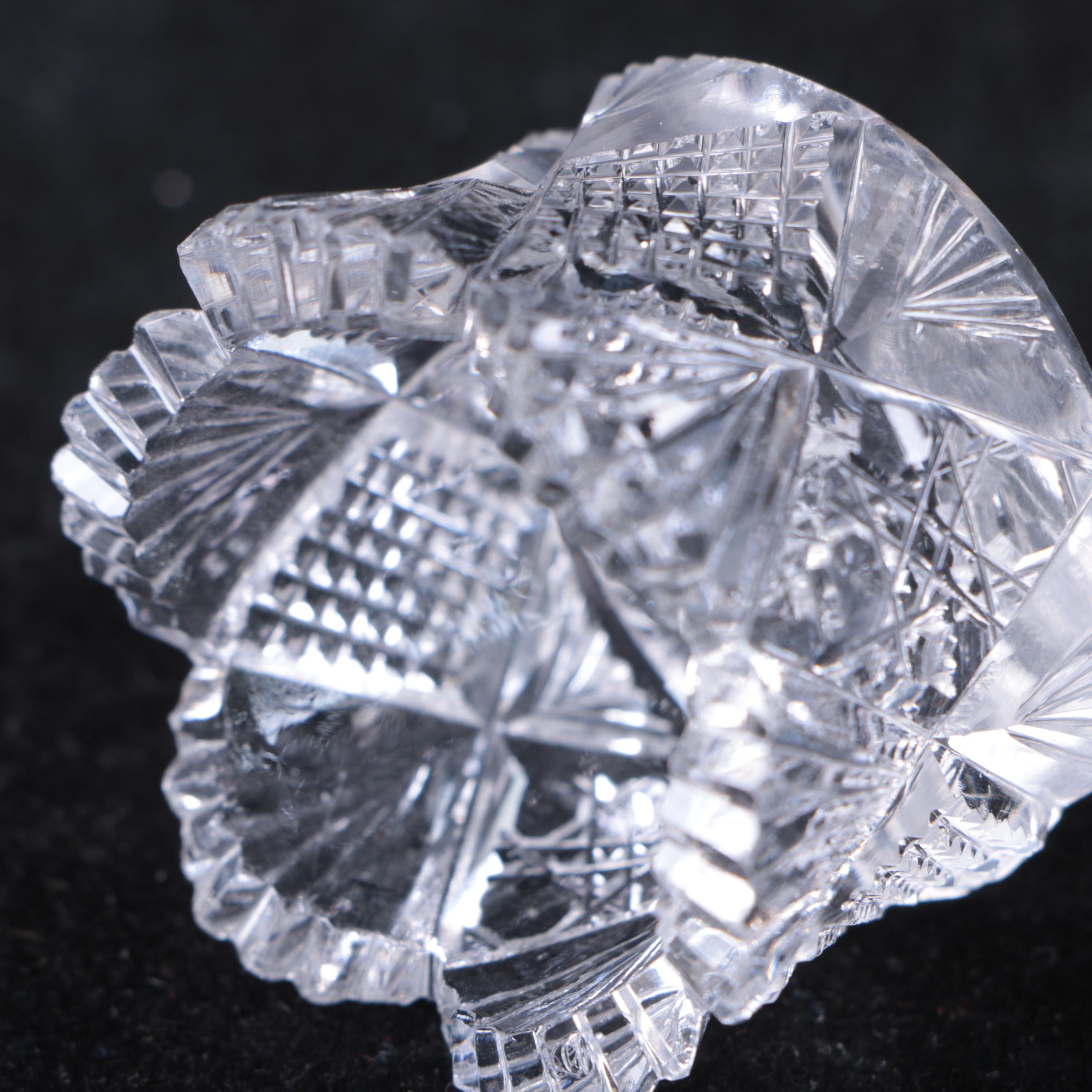 American Brilliant Cut Salt Cellars