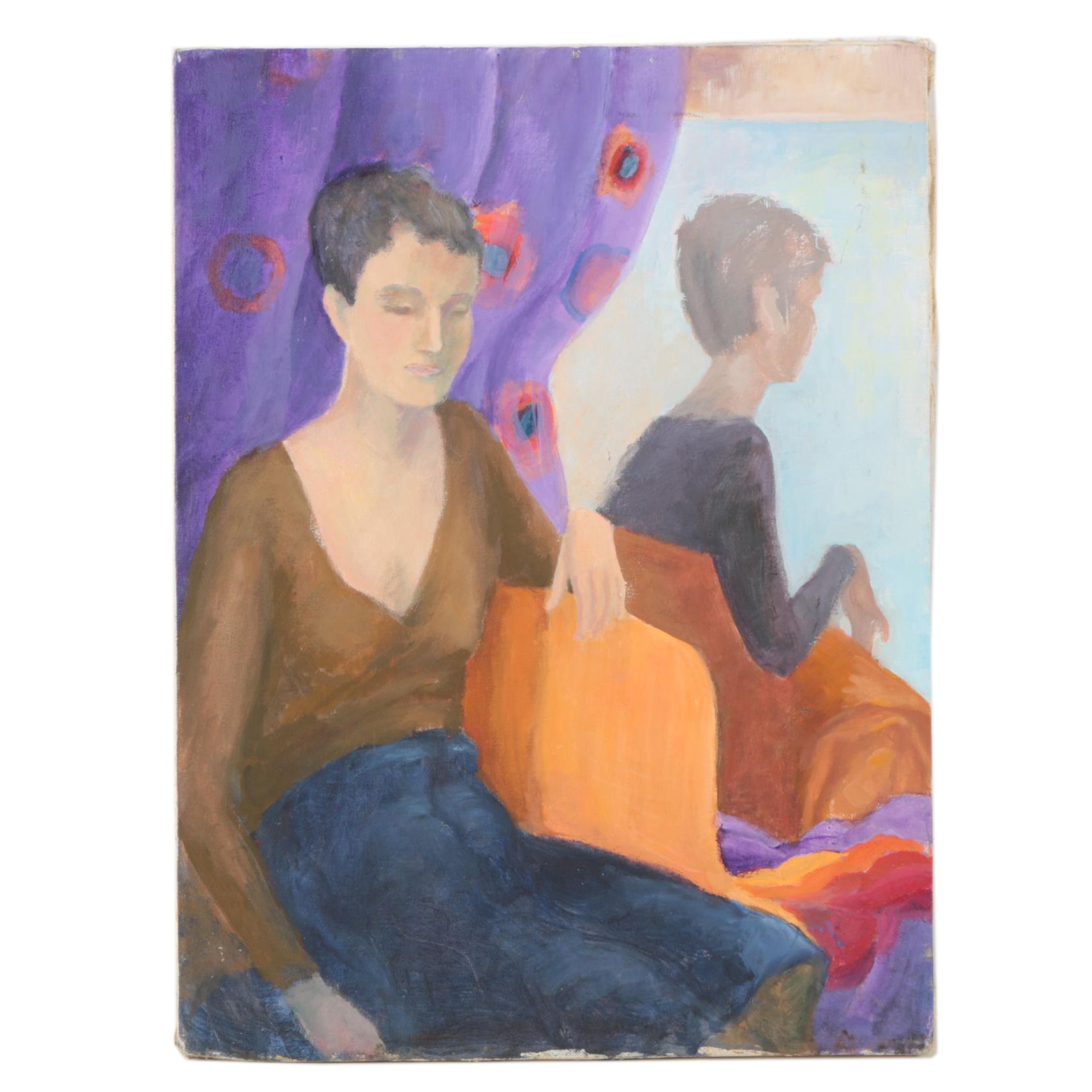 Acrylic Painting of Portrait