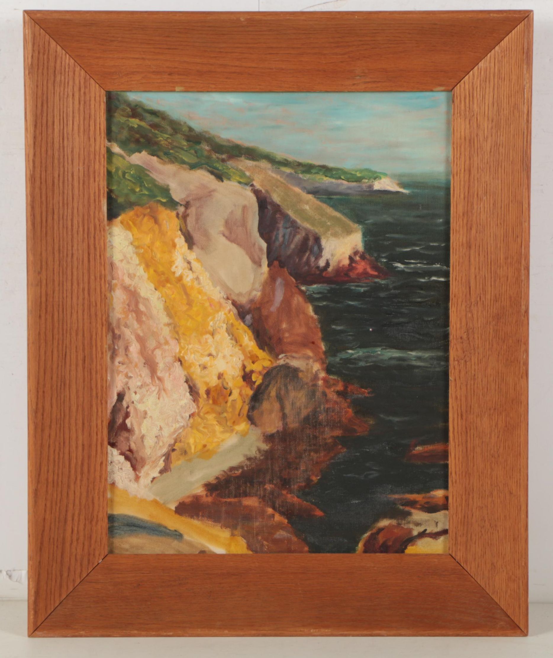 Two 1957 Stanhope Oil Landscape Paintings