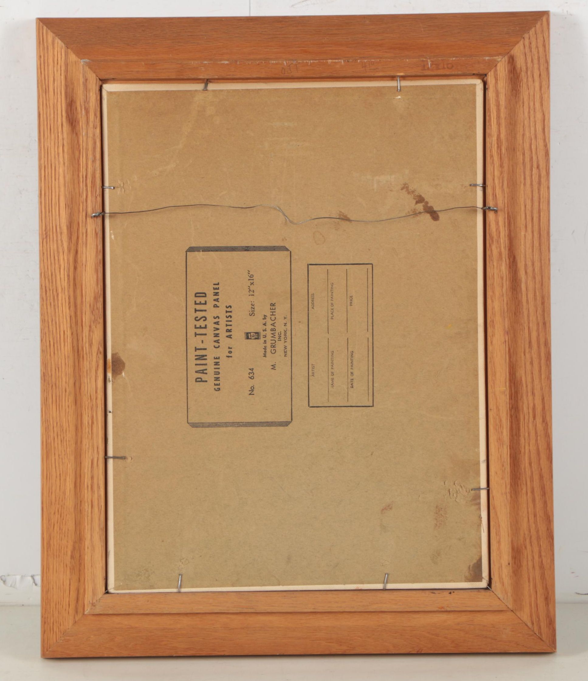 Two 1957 Stanhope Oil Landscape Paintings