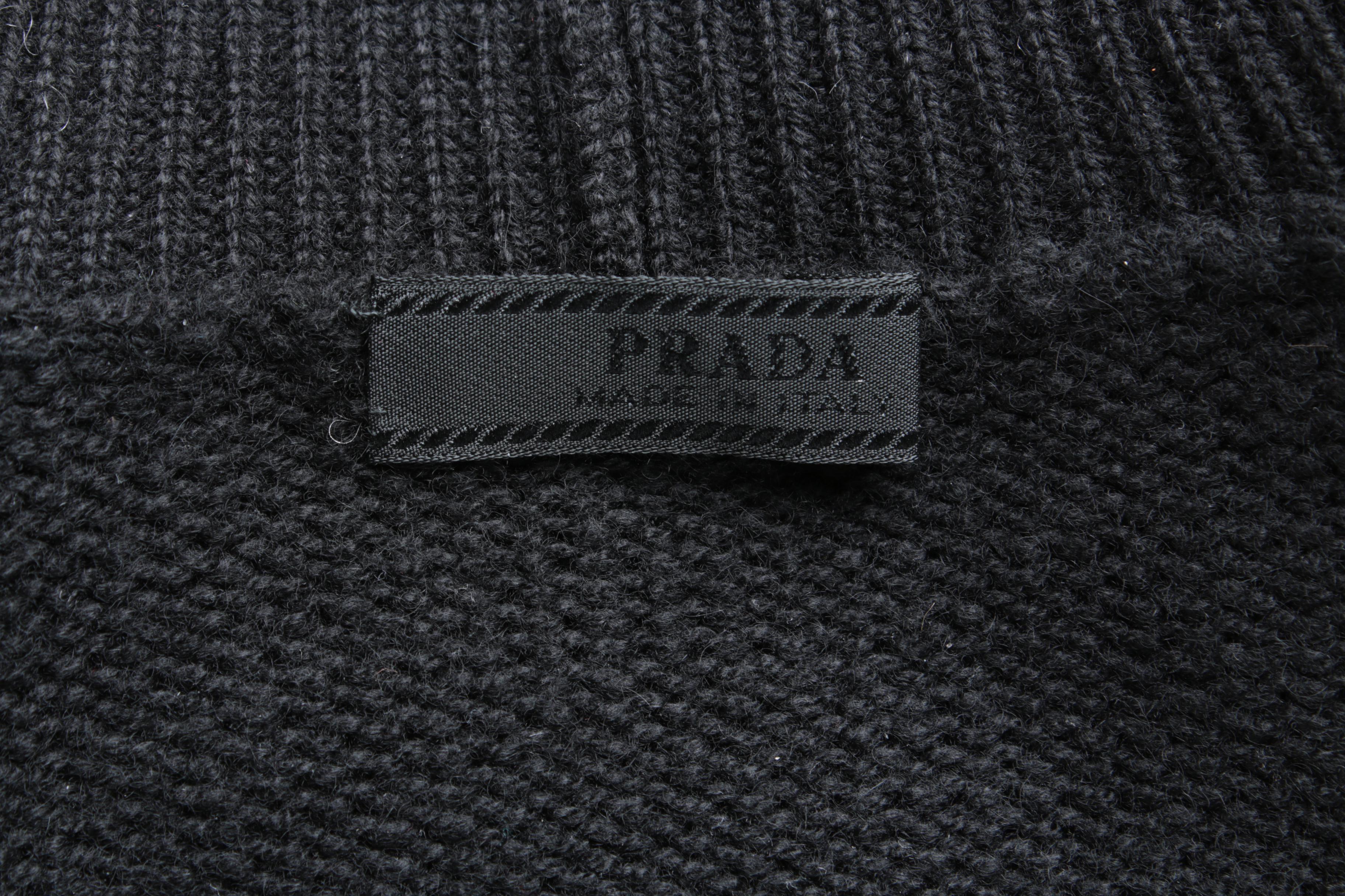 Women's Prada Black Cashmere Turtleneck Sweater