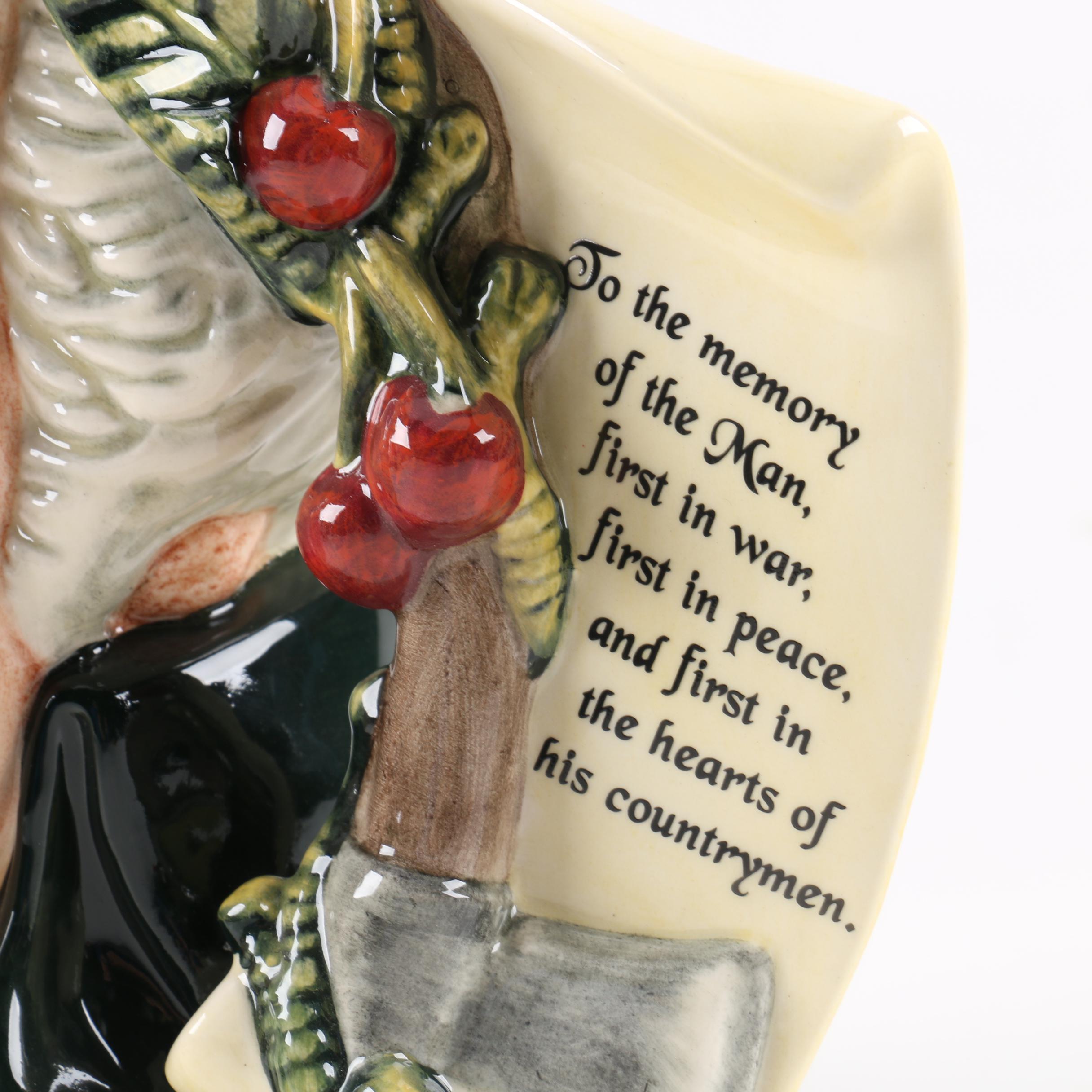 Royal Doulton Presidential Toby Jugs "Washington", "Lincoln" and "Eisenhower"