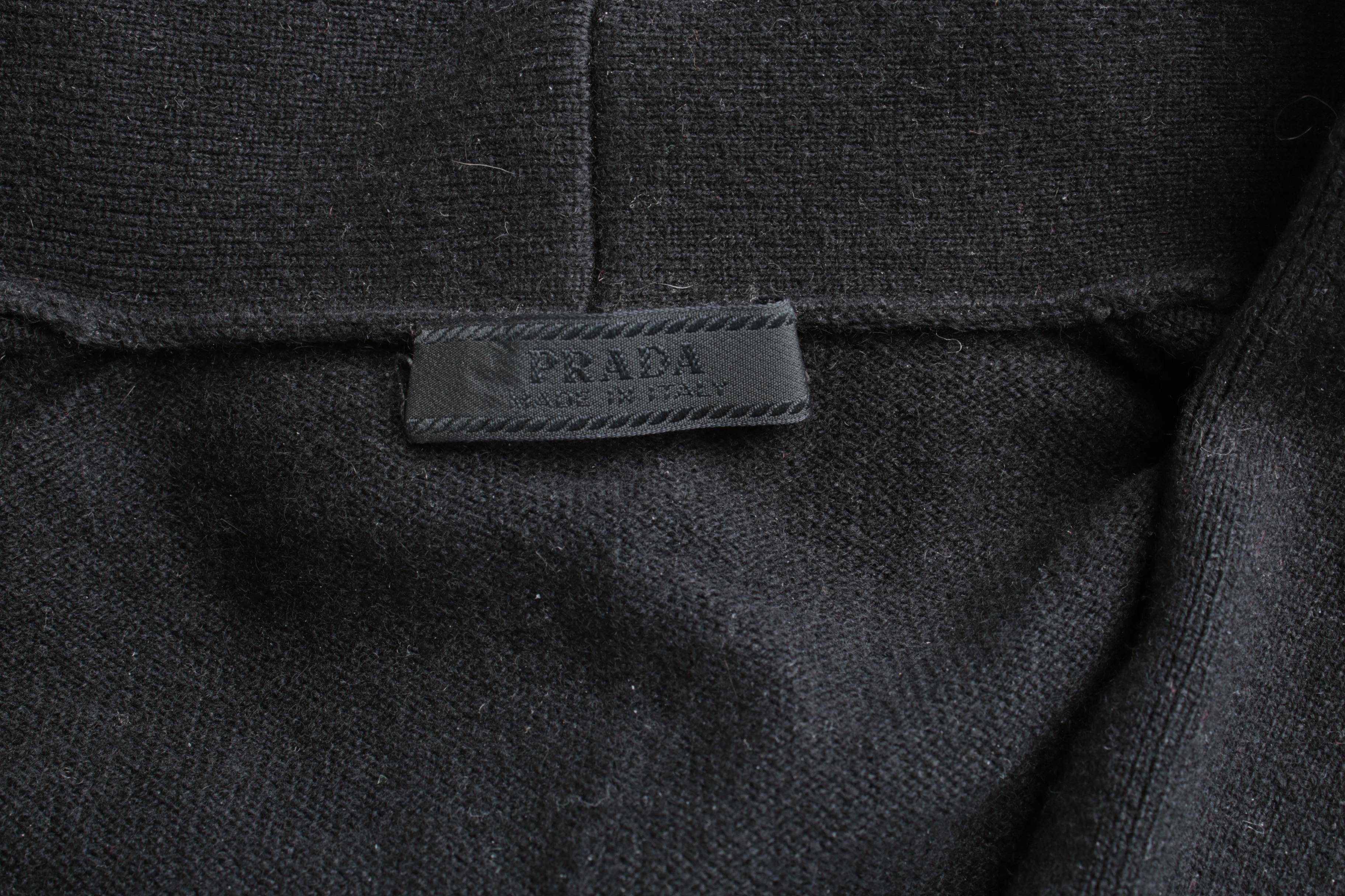Women's Prada Black Cashmere Cardigan