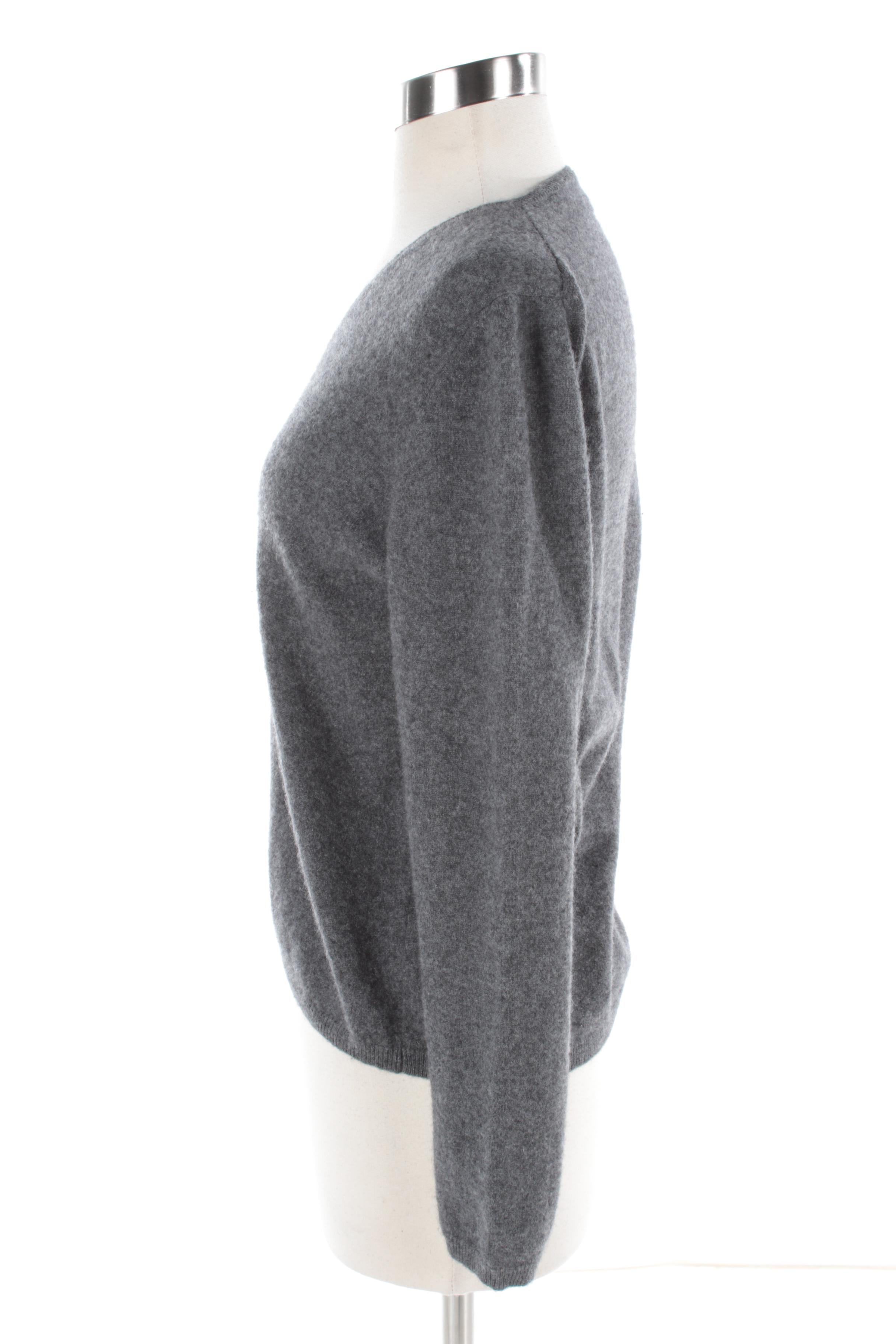 Women's Prada Gray Cashmere Sweater