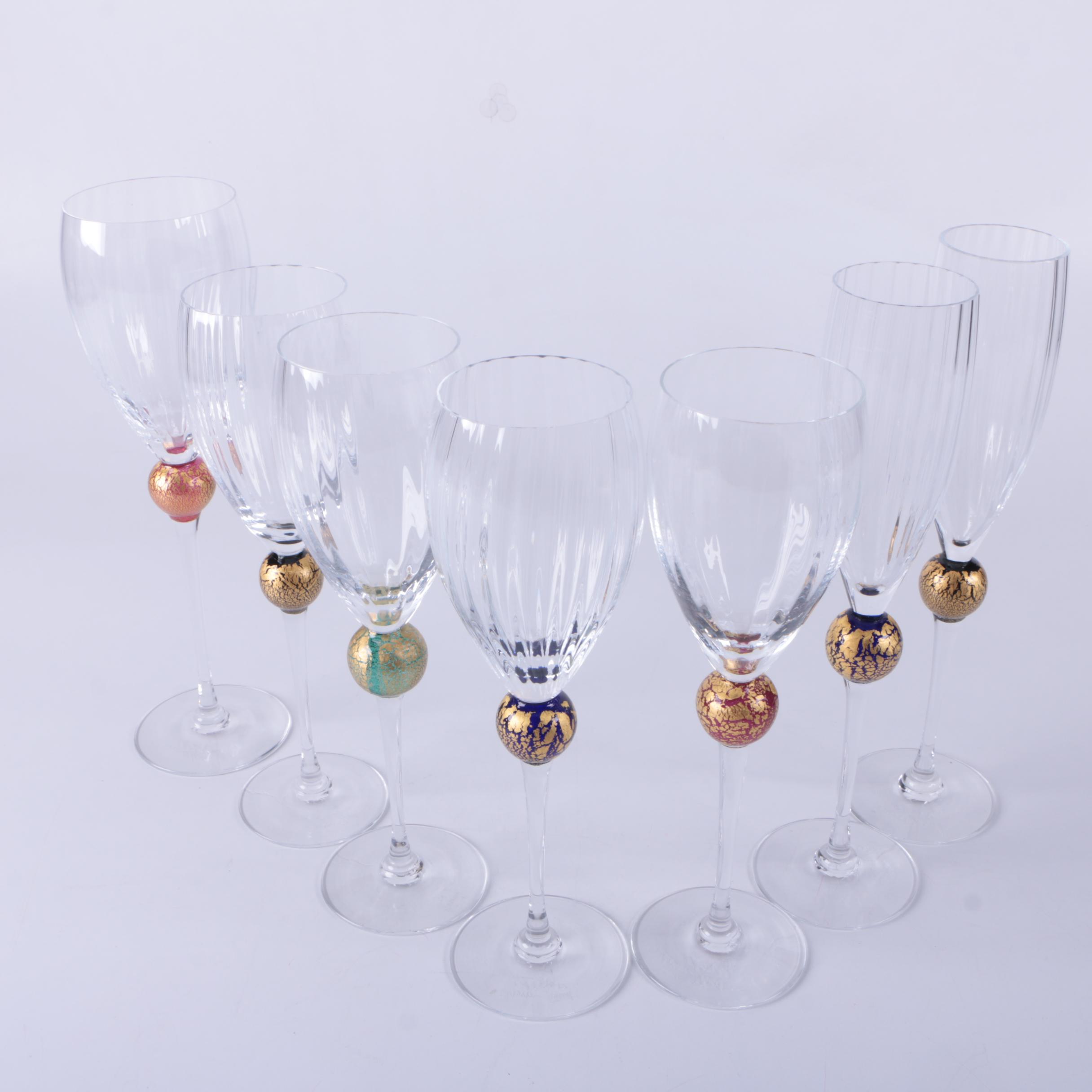 Signed Glass Stemware