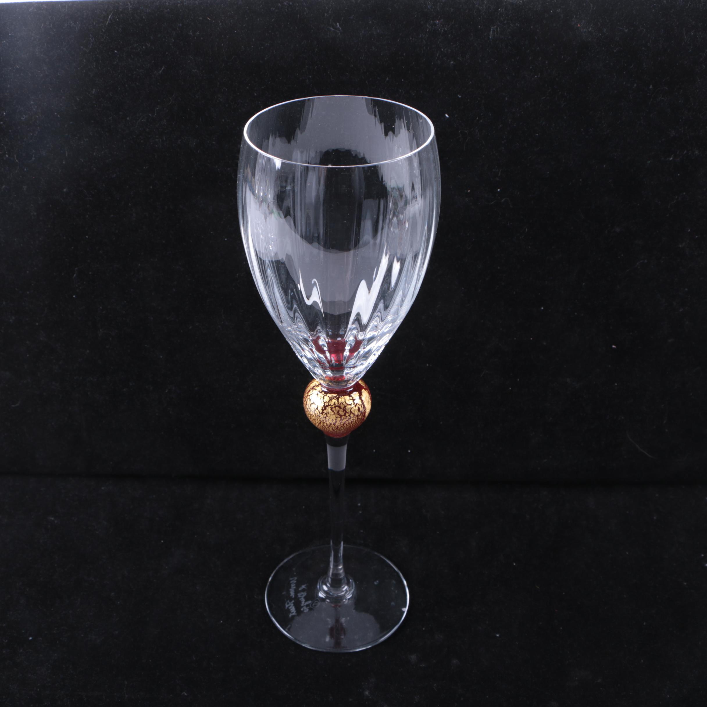 Signed Glass Stemware