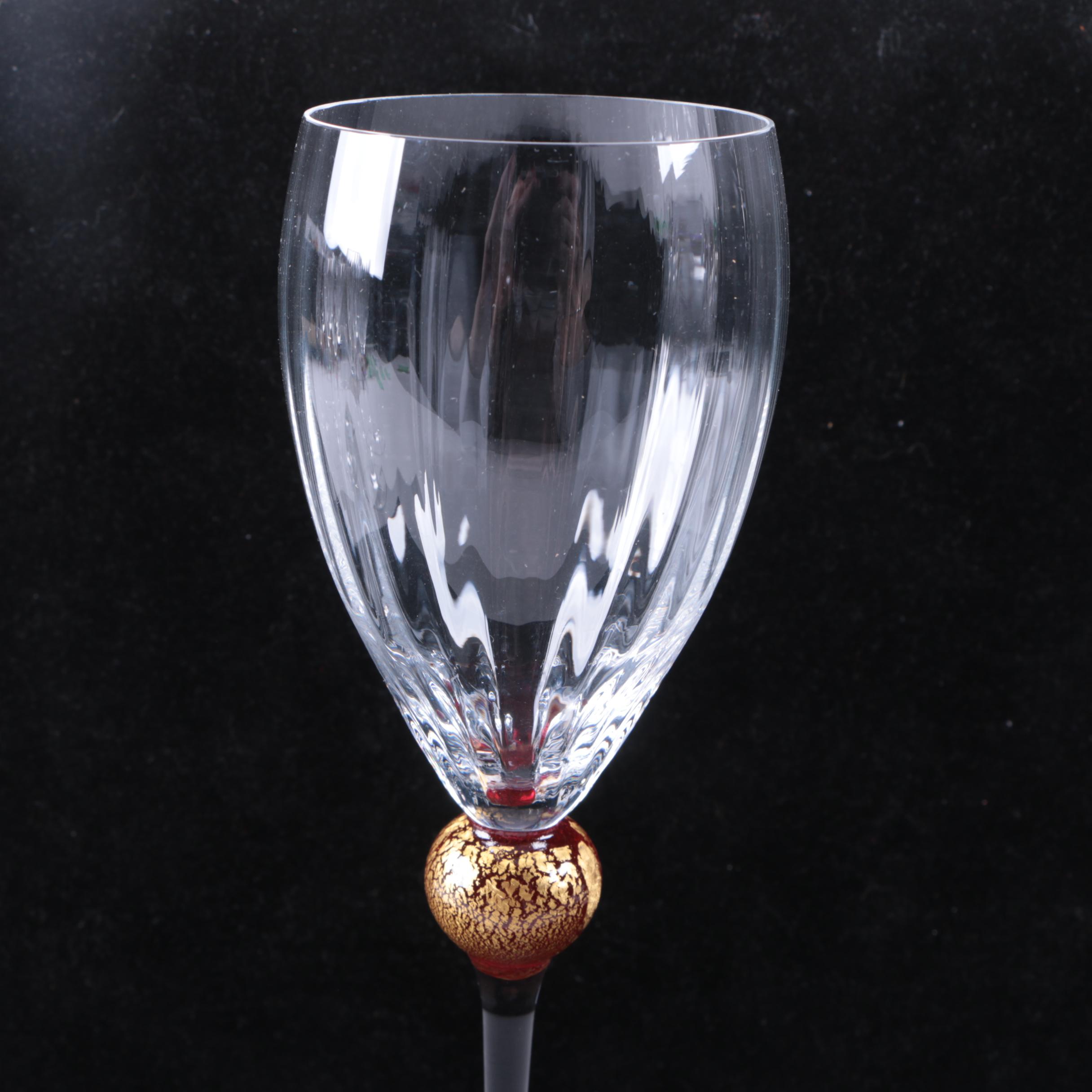 Signed Glass Stemware