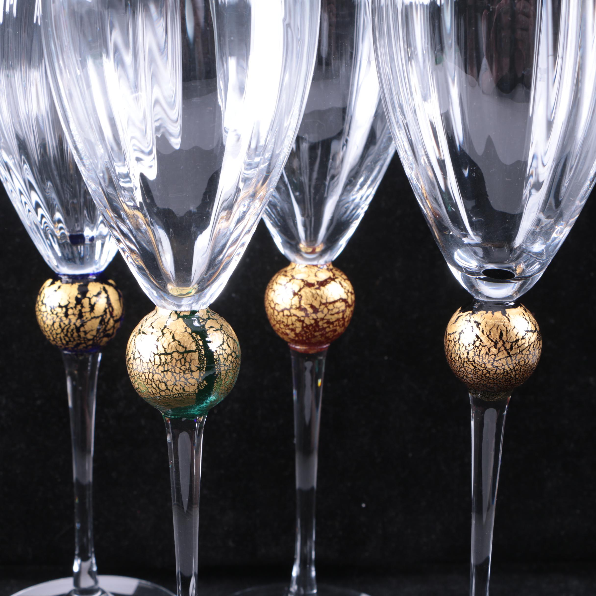 Signed Glass Stemware