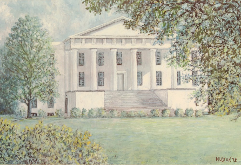 Offset Lithograph After Woody Huston of Transylvania University "Old Morrison"