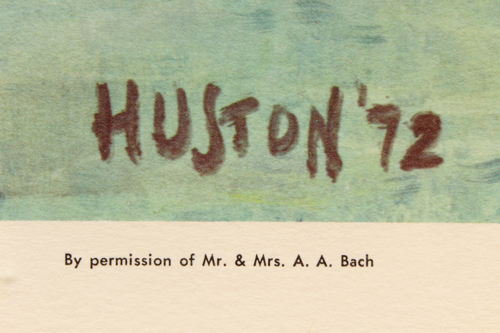 Offset Lithograph After Woody Huston of Transylvania University "Old Morrison"