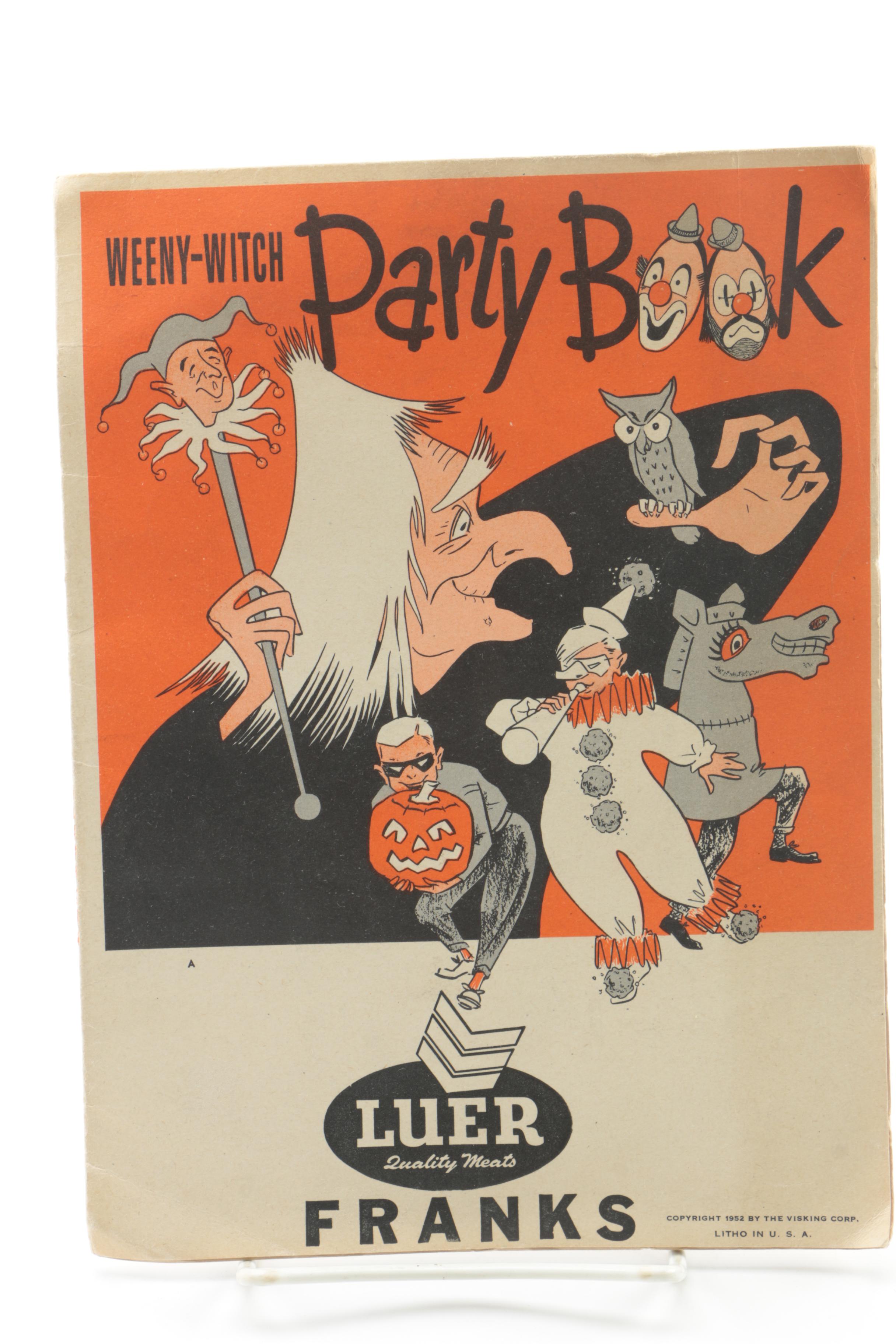 Clown Themed Books, Tamborine and Noise Makers With "Bozo" 45 rpm Record