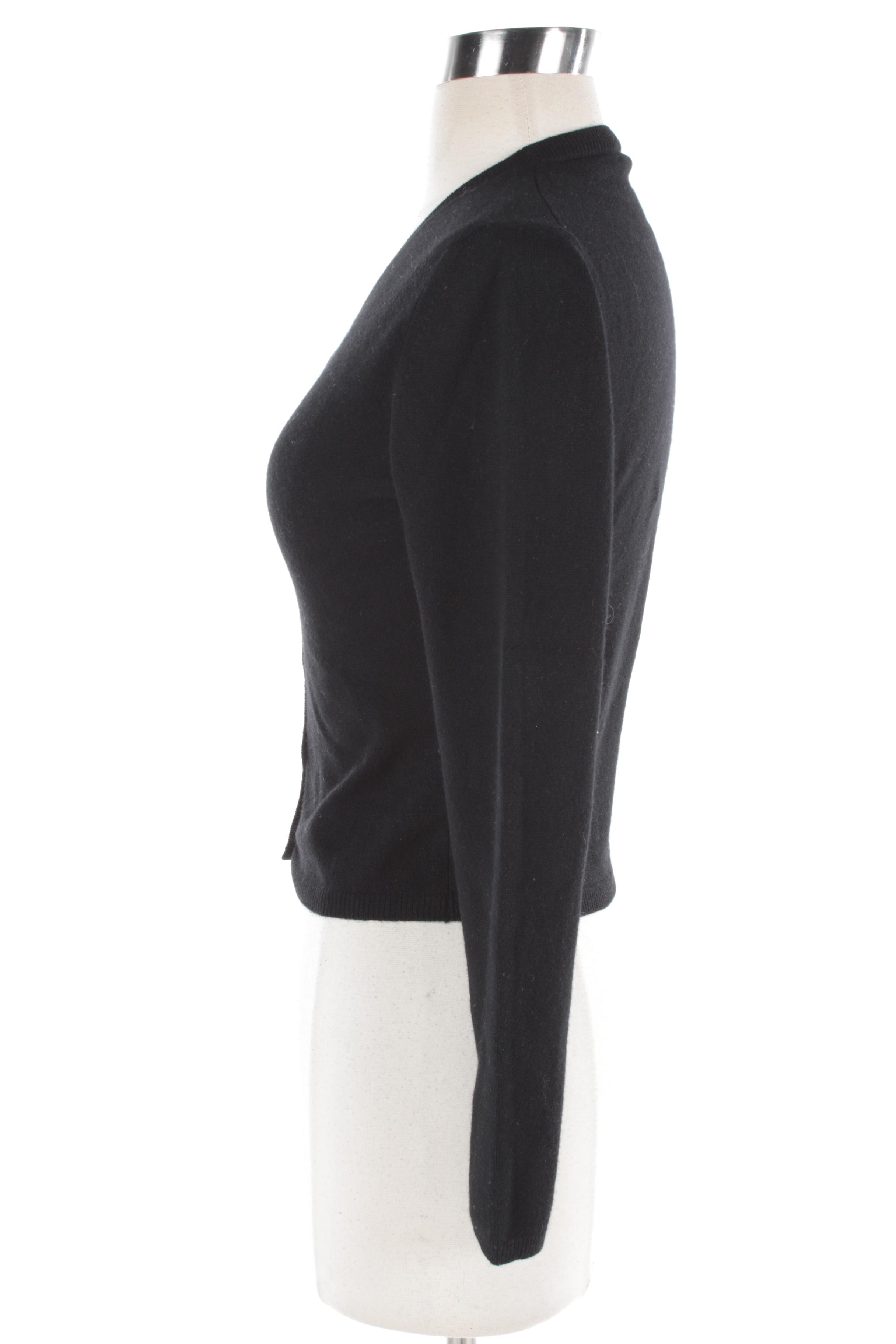 Women's Prada Black Cashmere Cardigan