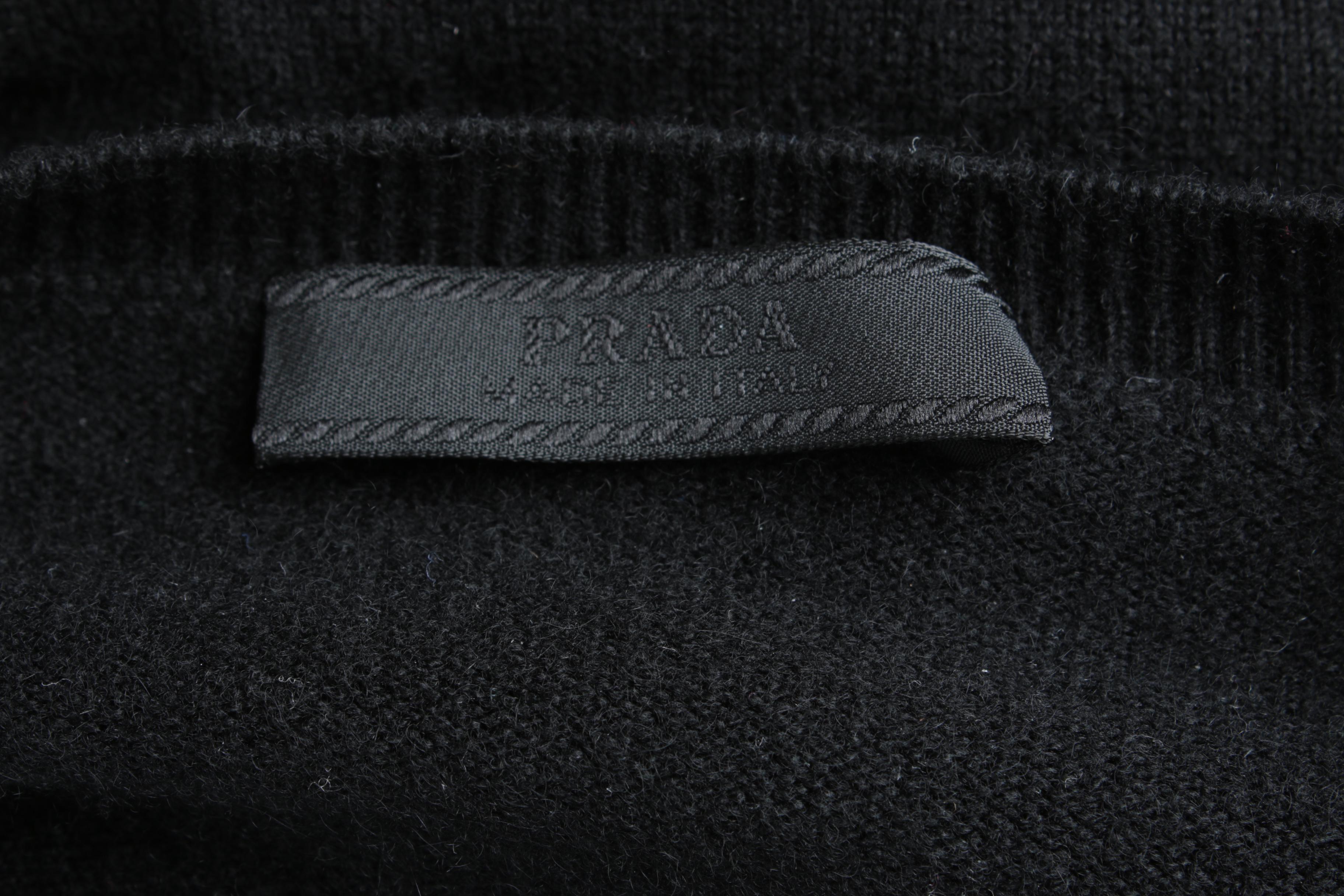 Women's Prada Black Cashmere Cardigan