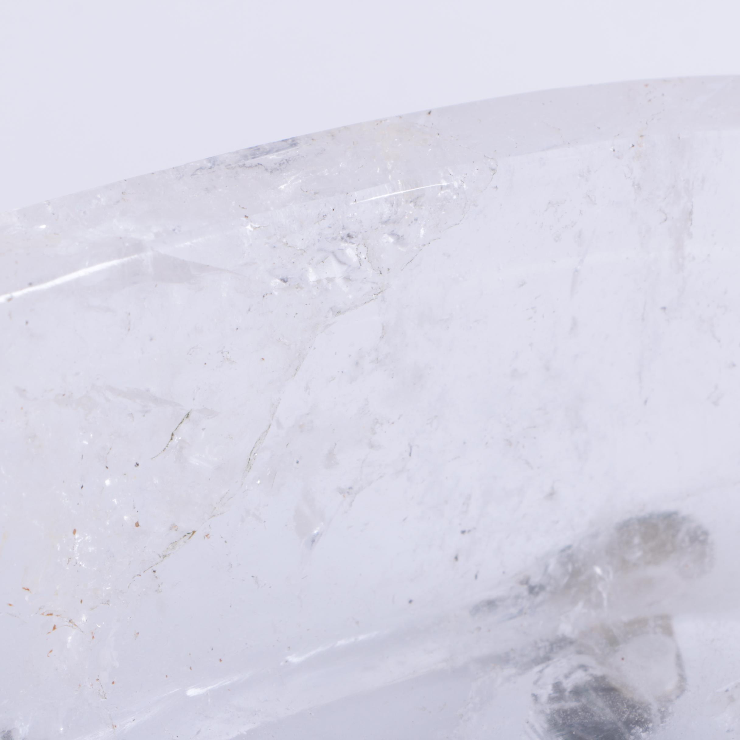 Fine Replica Rock Crystal and Bronze Footed Bowl