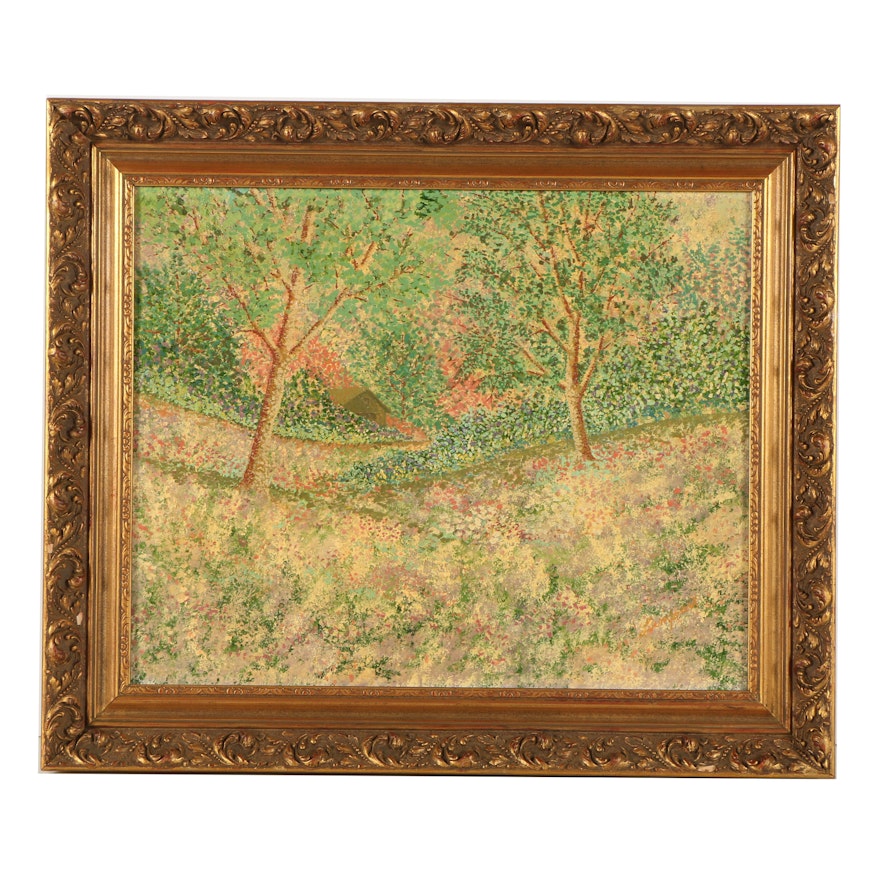Late 20th-Century Oil Painting