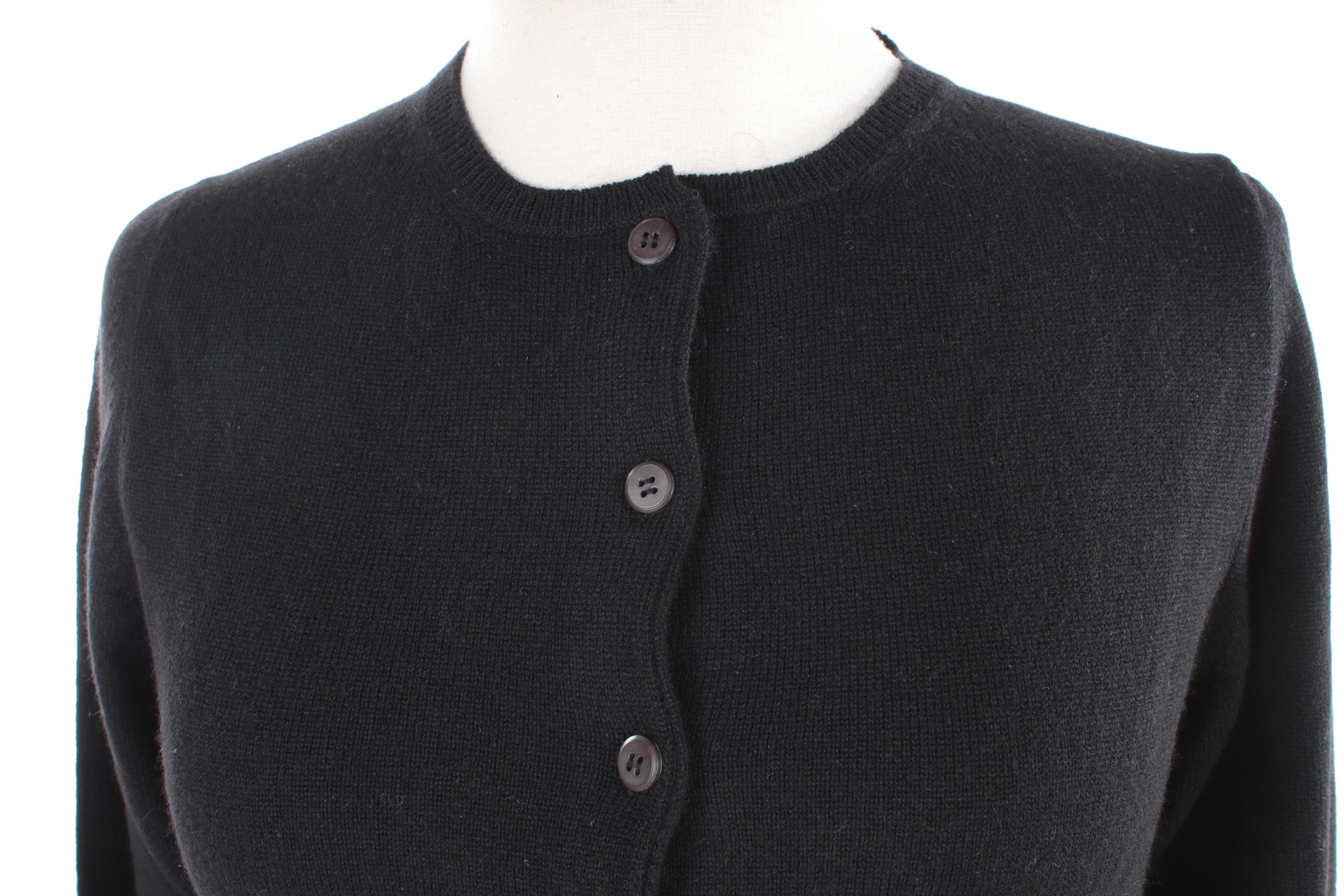 Women's Prada Black Cashmere Cardigan