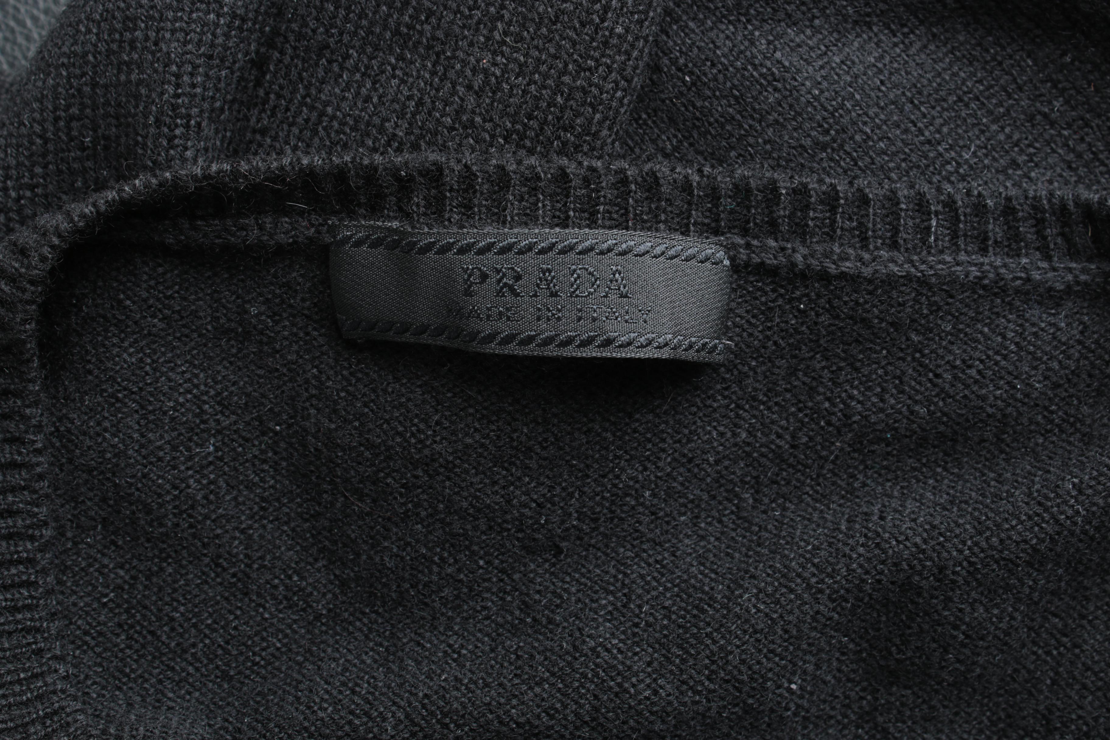 Women's Prada Black Cashmere Cardigan