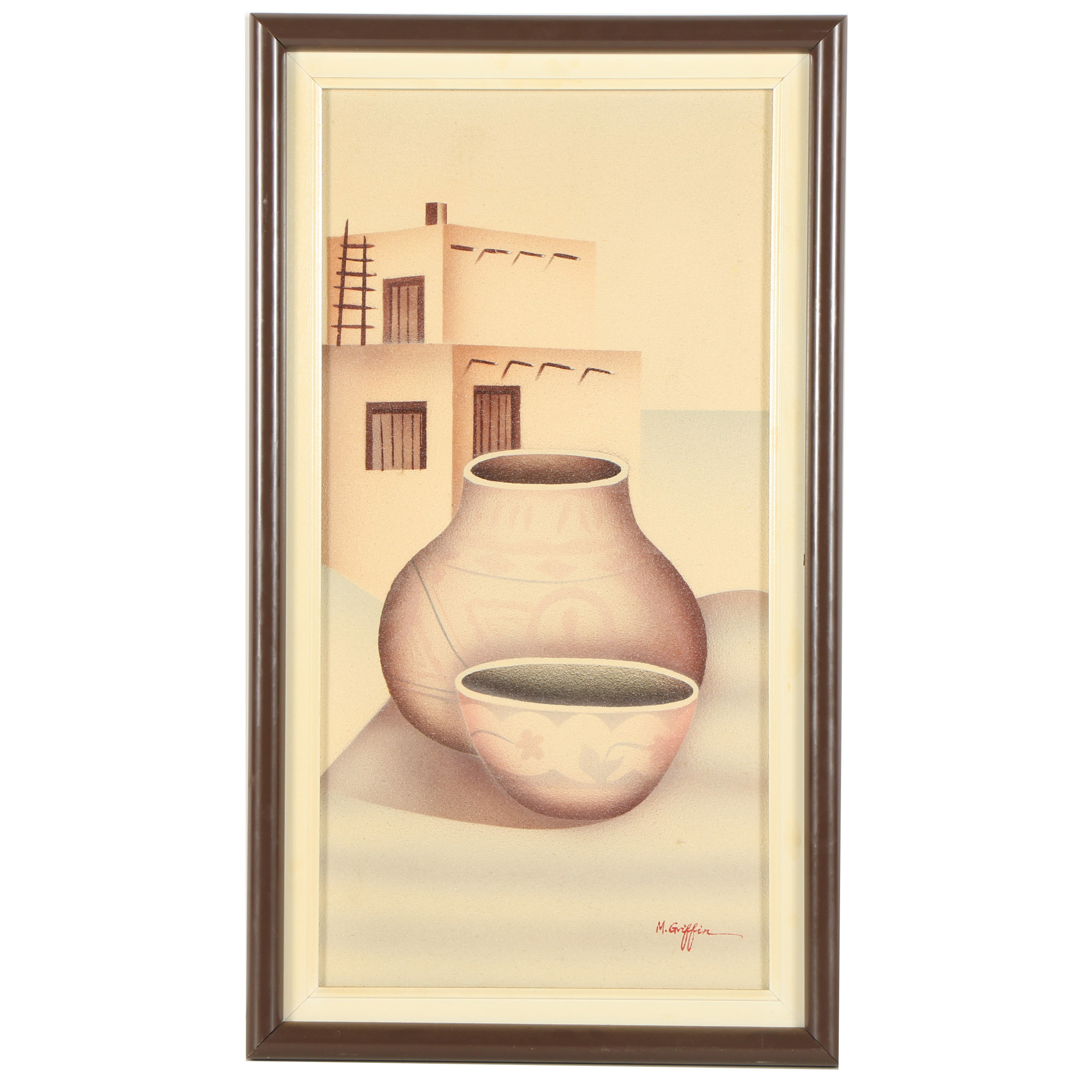 M. Griffin Oil Painting "Clay Pots"