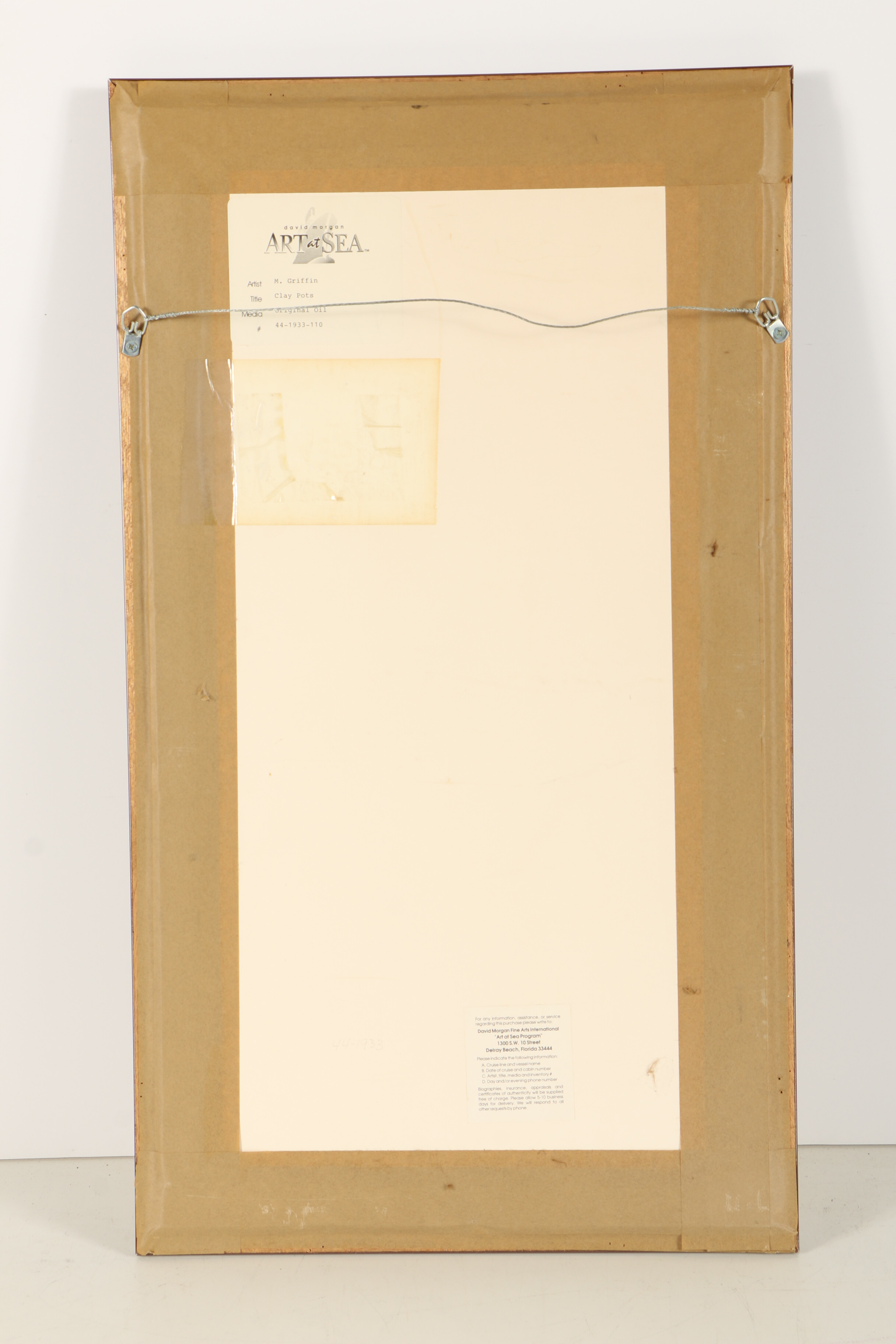 M. Griffin Oil Painting "Clay Pots"