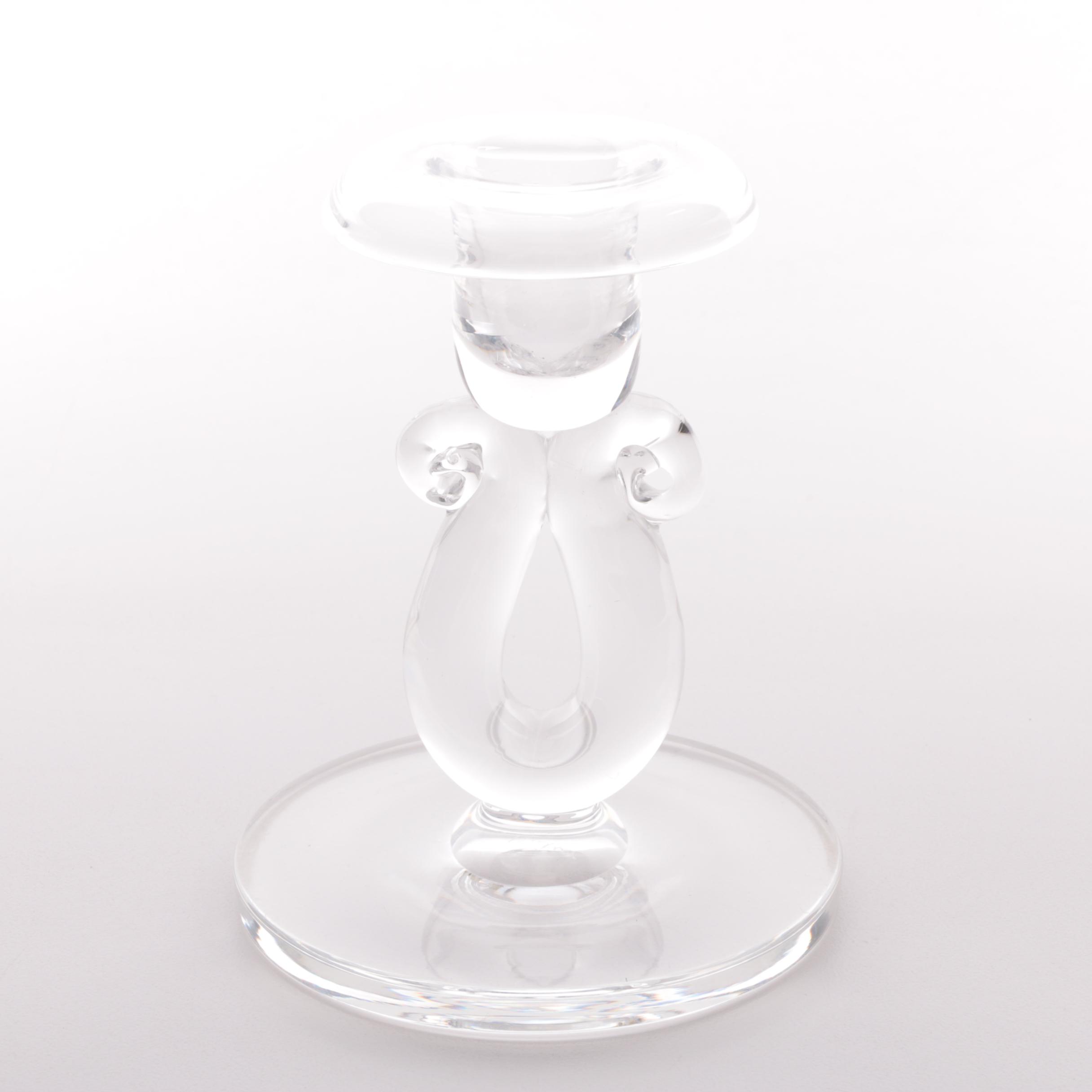 Steuben Crystal Candlestick