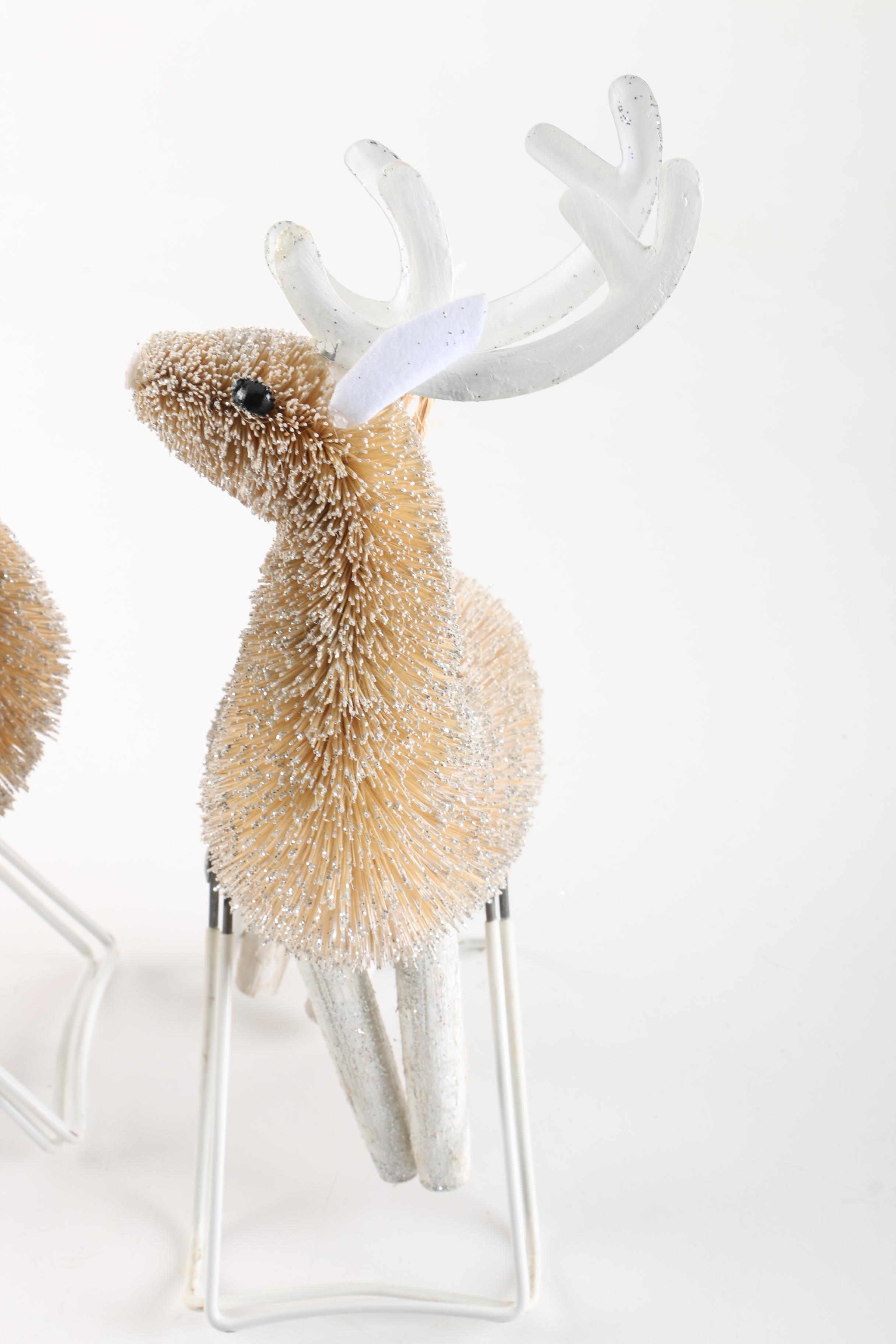 Bear and Reindeer Christmas Tree Ornaments