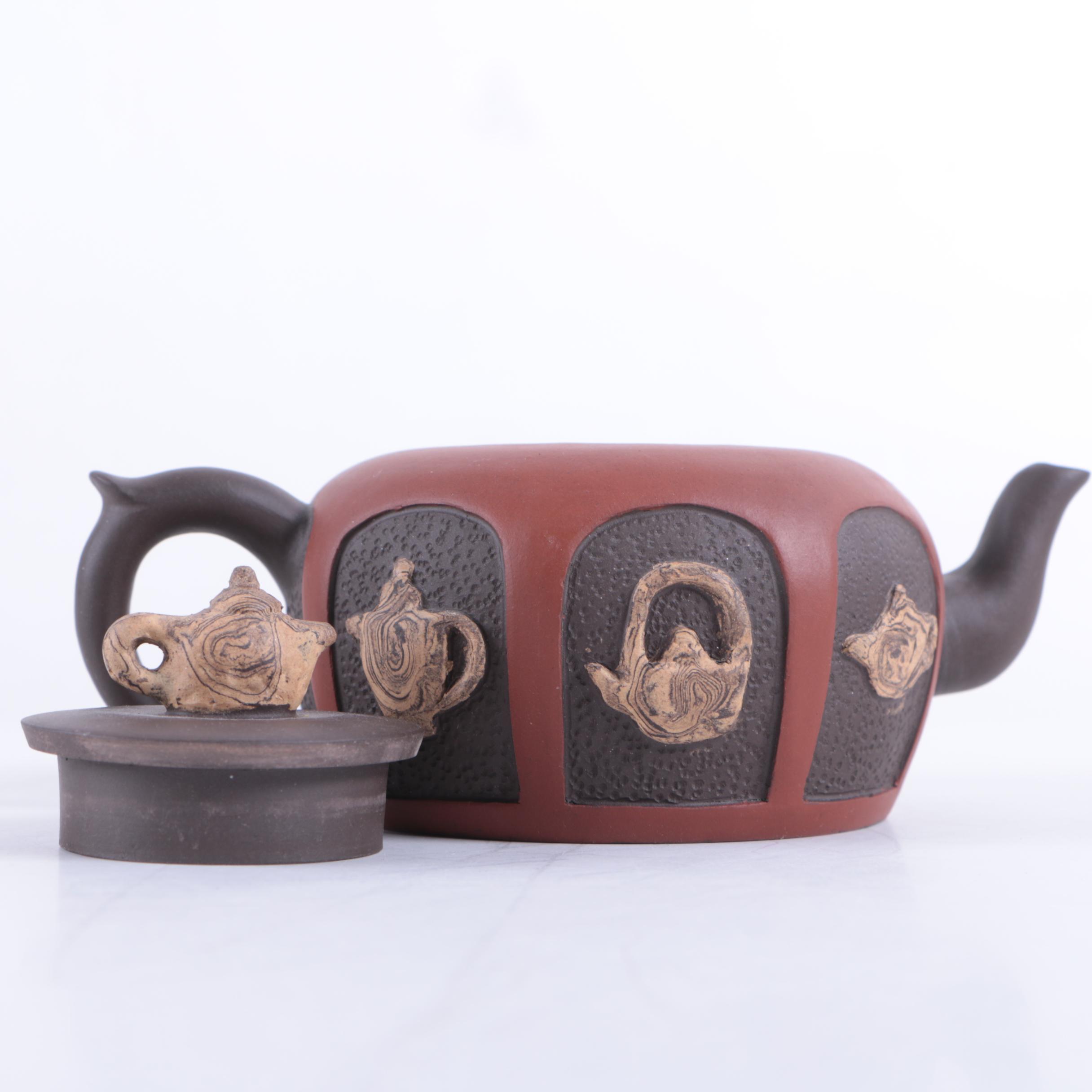 Chinese Yixing Style Ceramic Teapots
