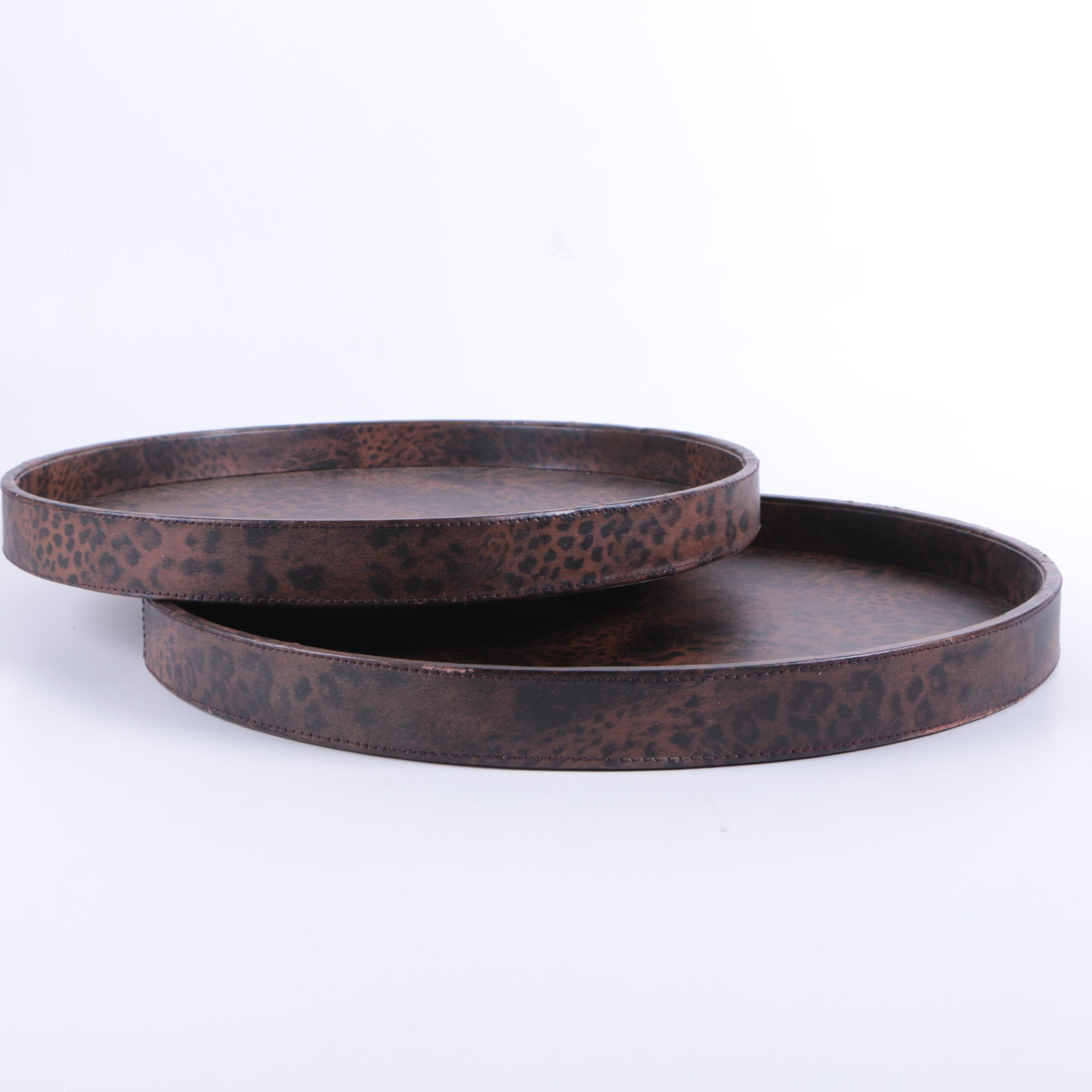 Leather Trays