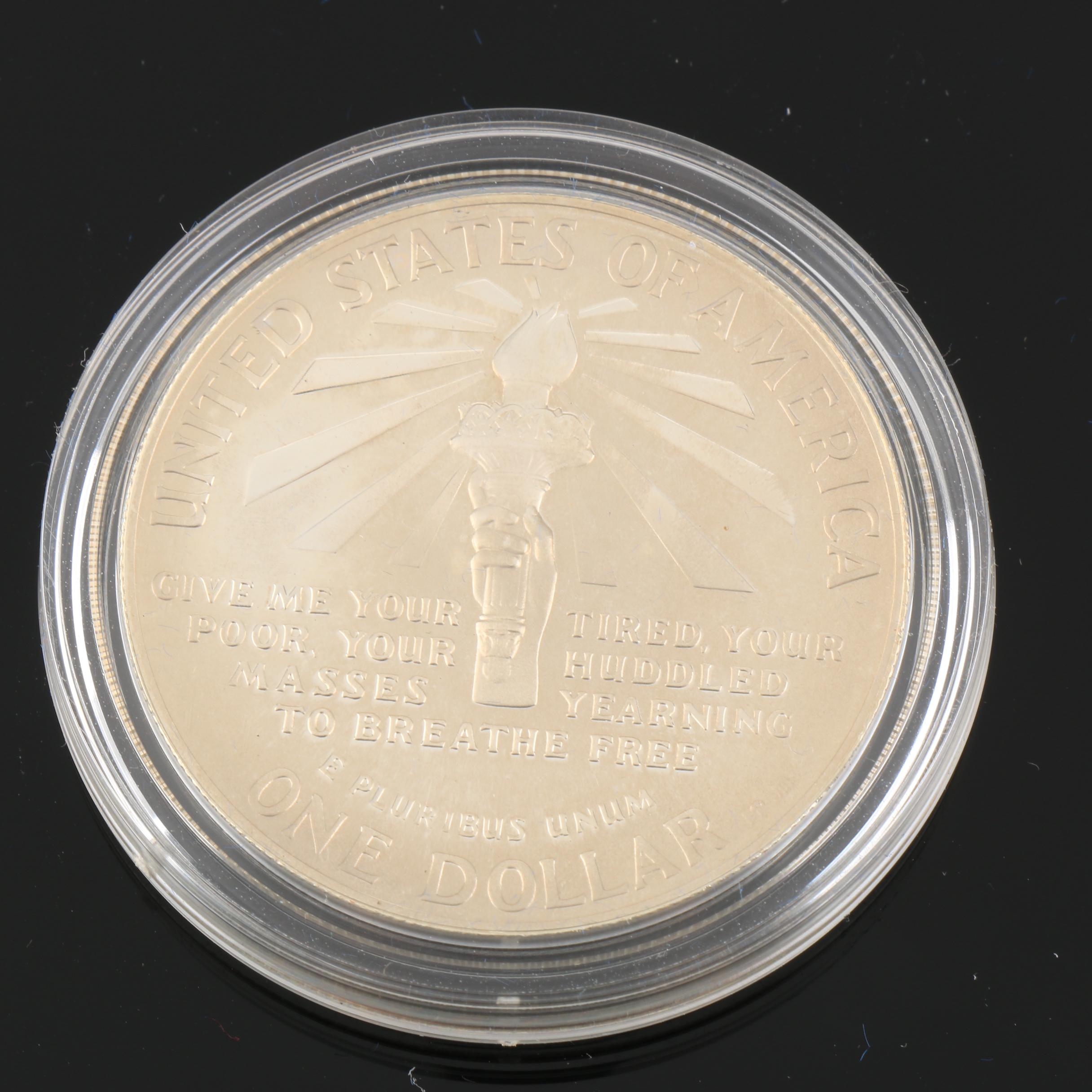 1986-S U.S. Liberty Commemorative Two Coin Proof Set