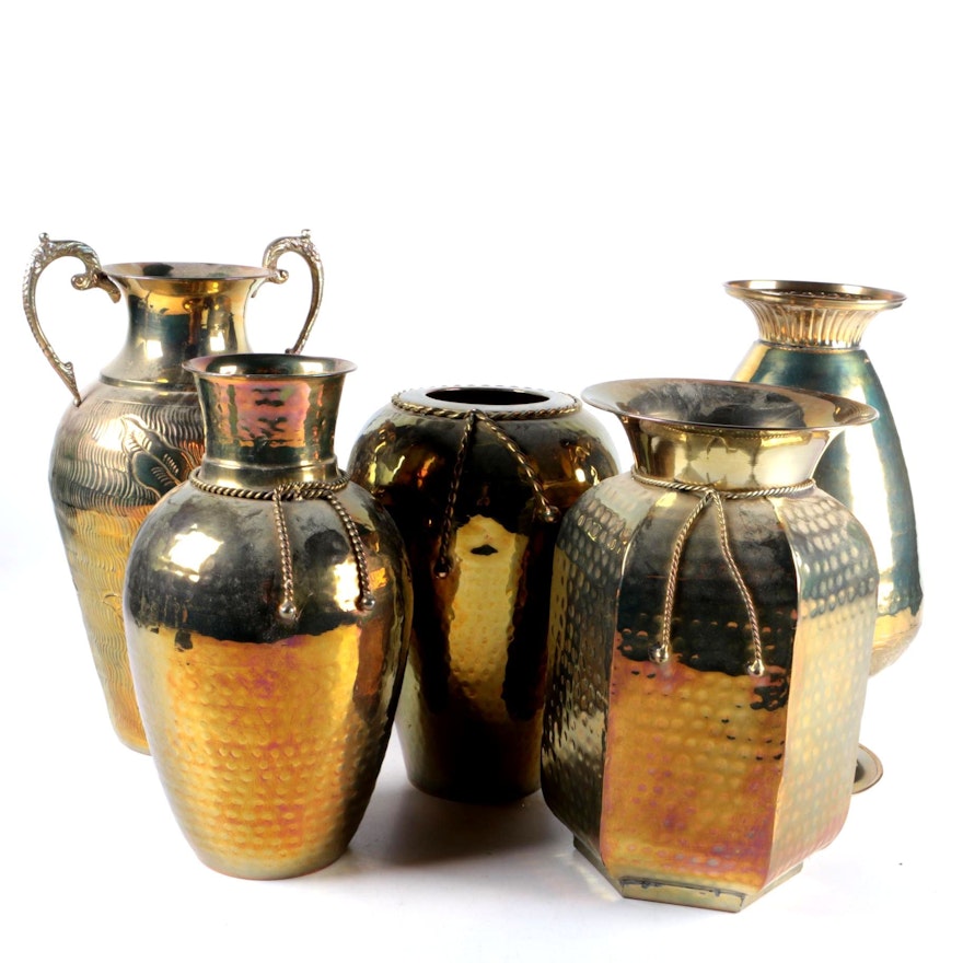 Indian Brass Vases