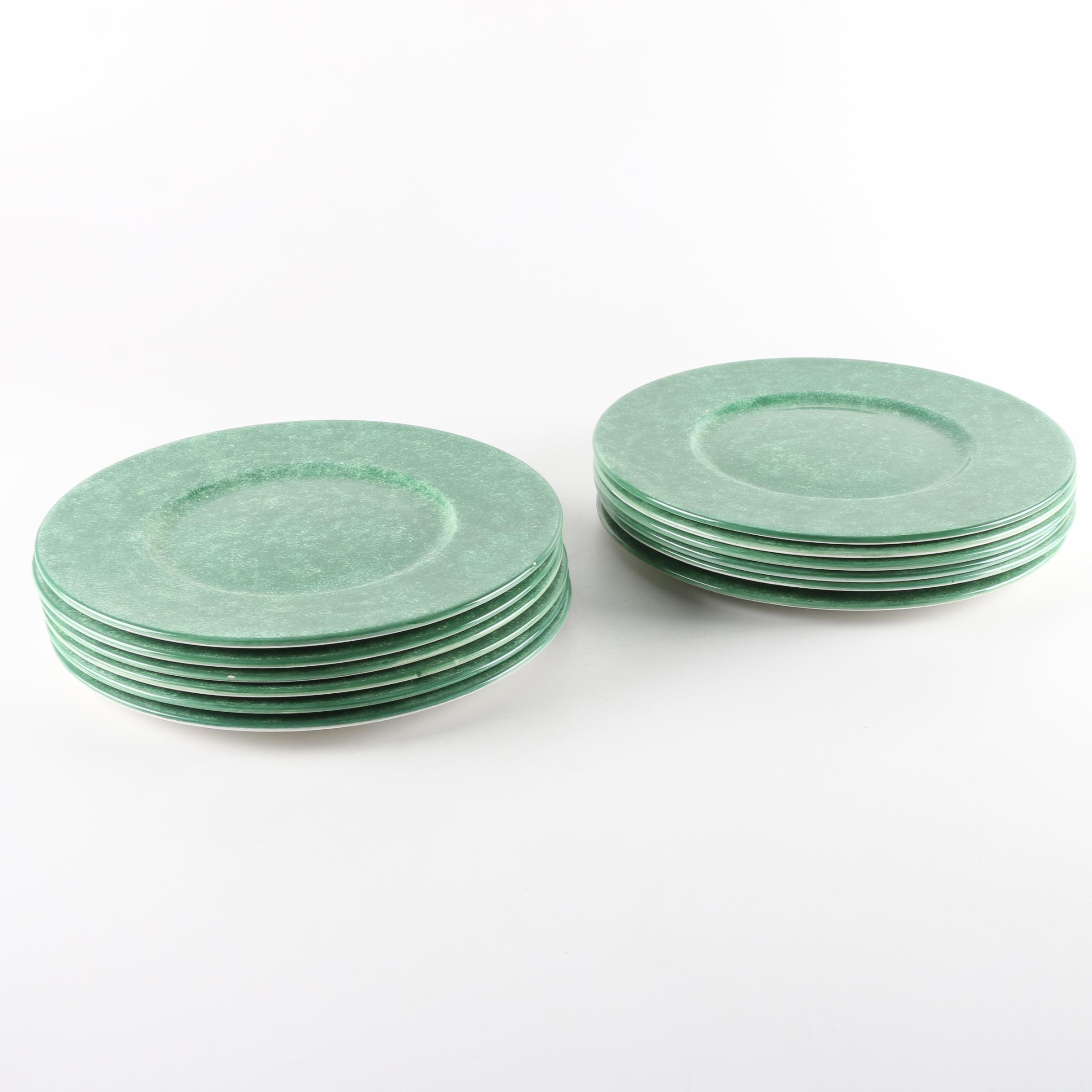 Vintage Este Ceramiche Faïence Chargers for Gump's