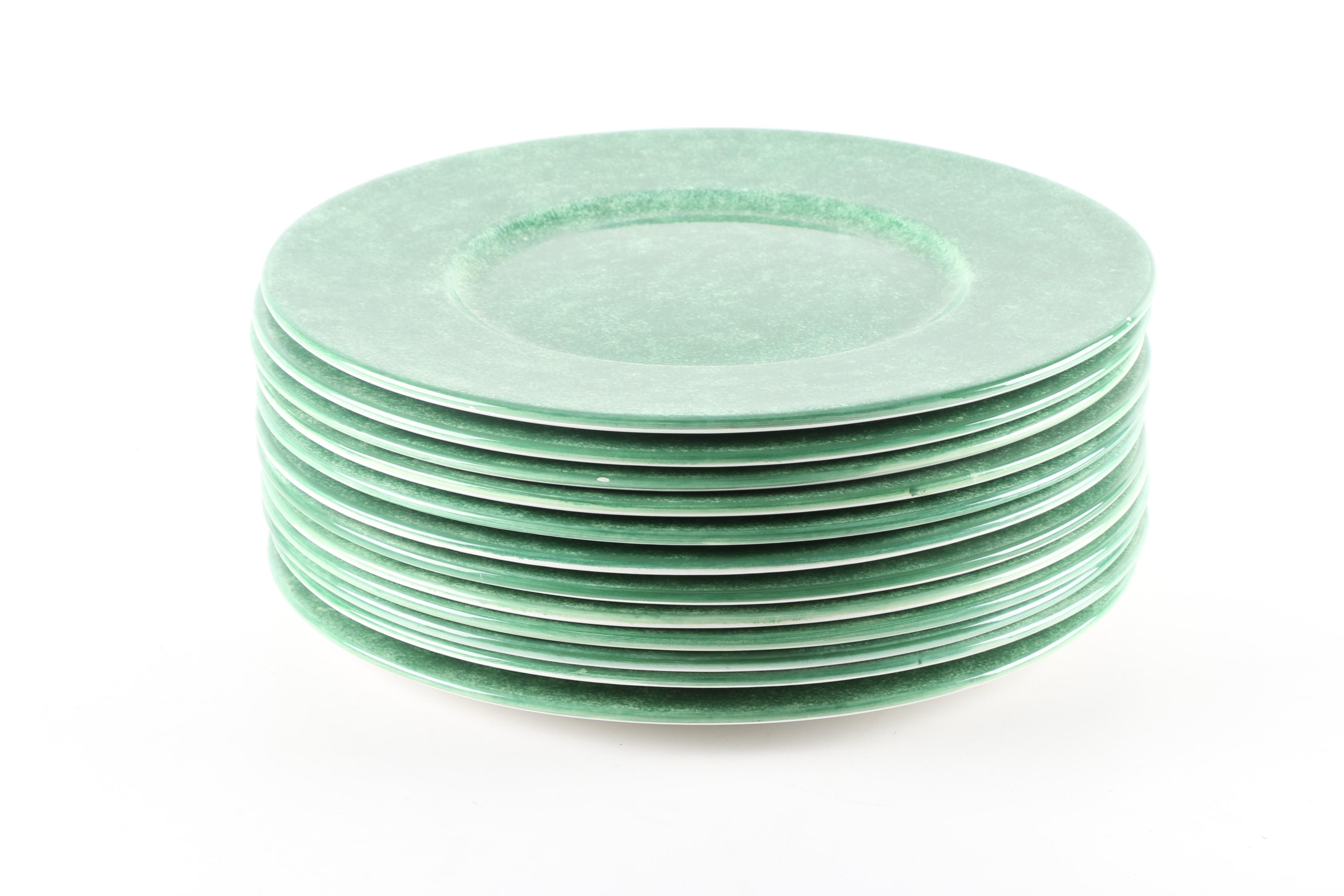 Vintage Este Ceramiche Faïence Chargers for Gump's