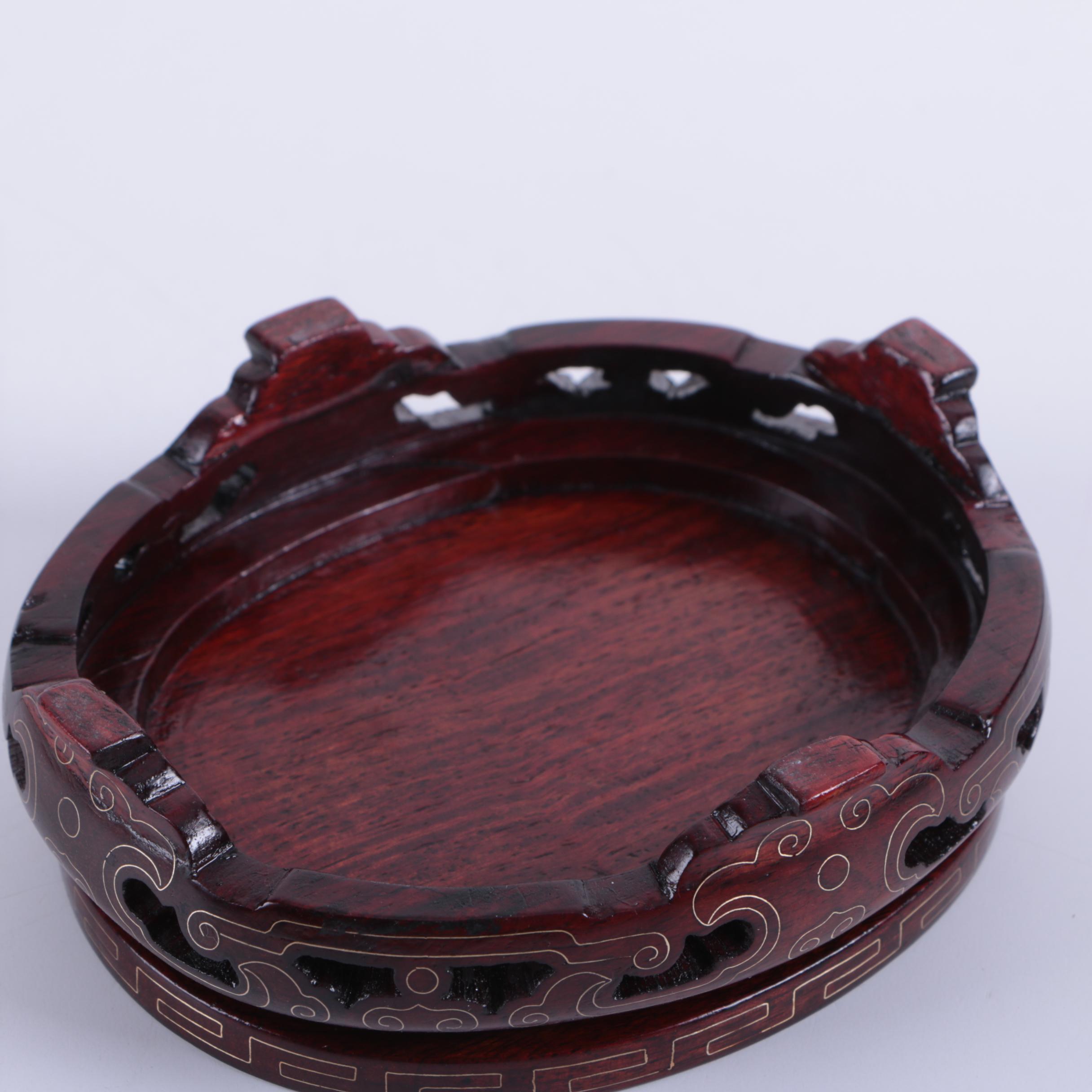 Chinese Carved Wood Stands