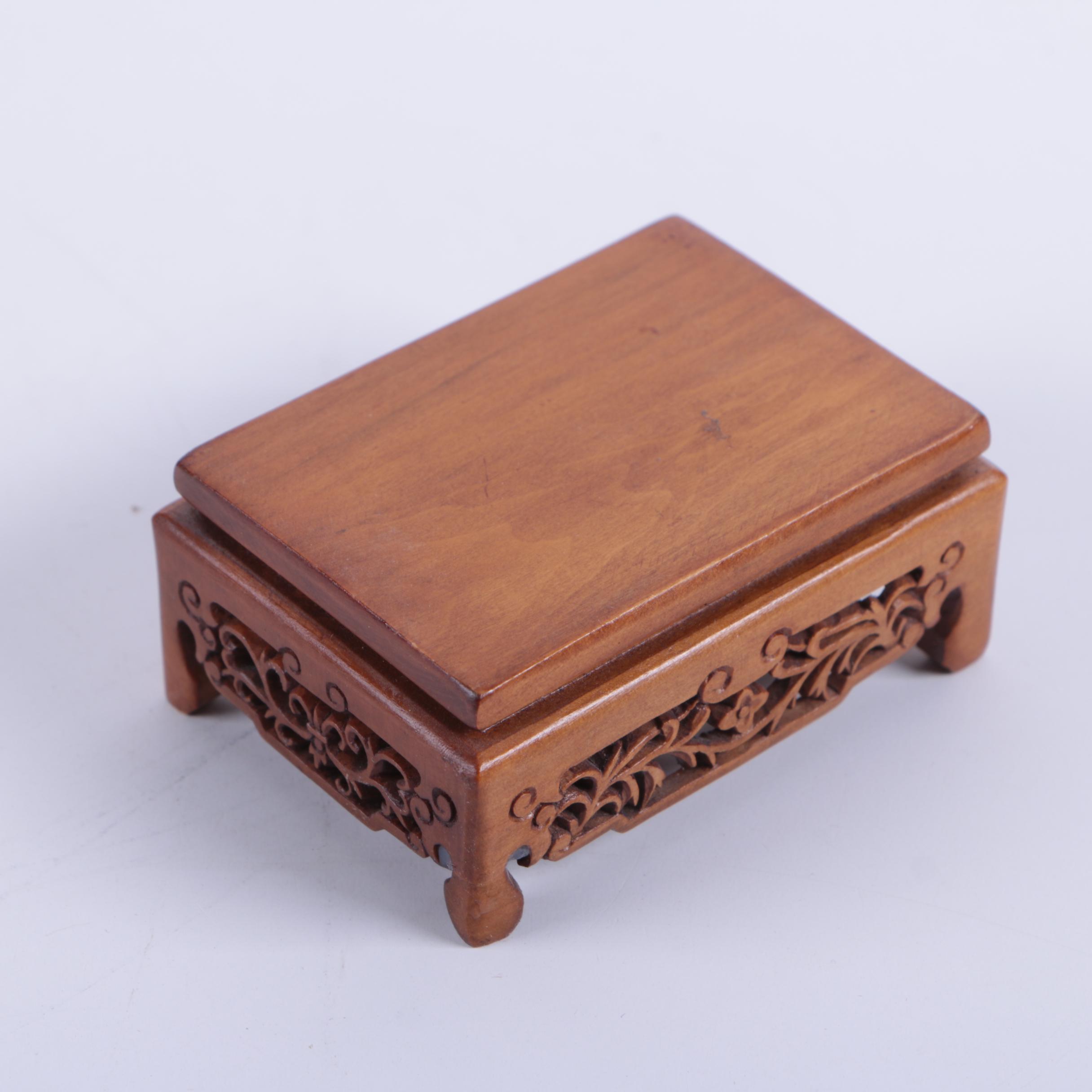 Chinese Carved Wood Stands