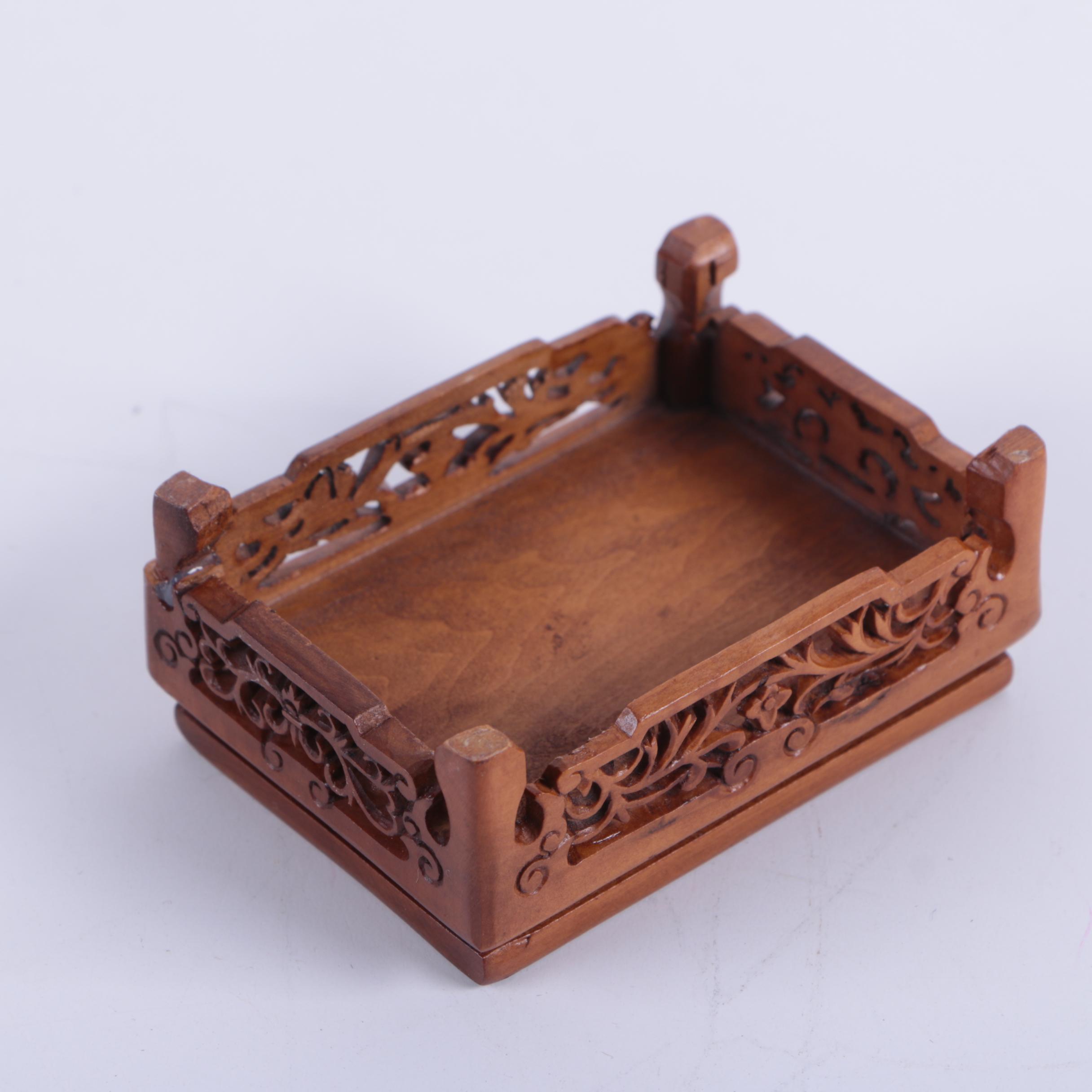 Chinese Carved Wood Stands