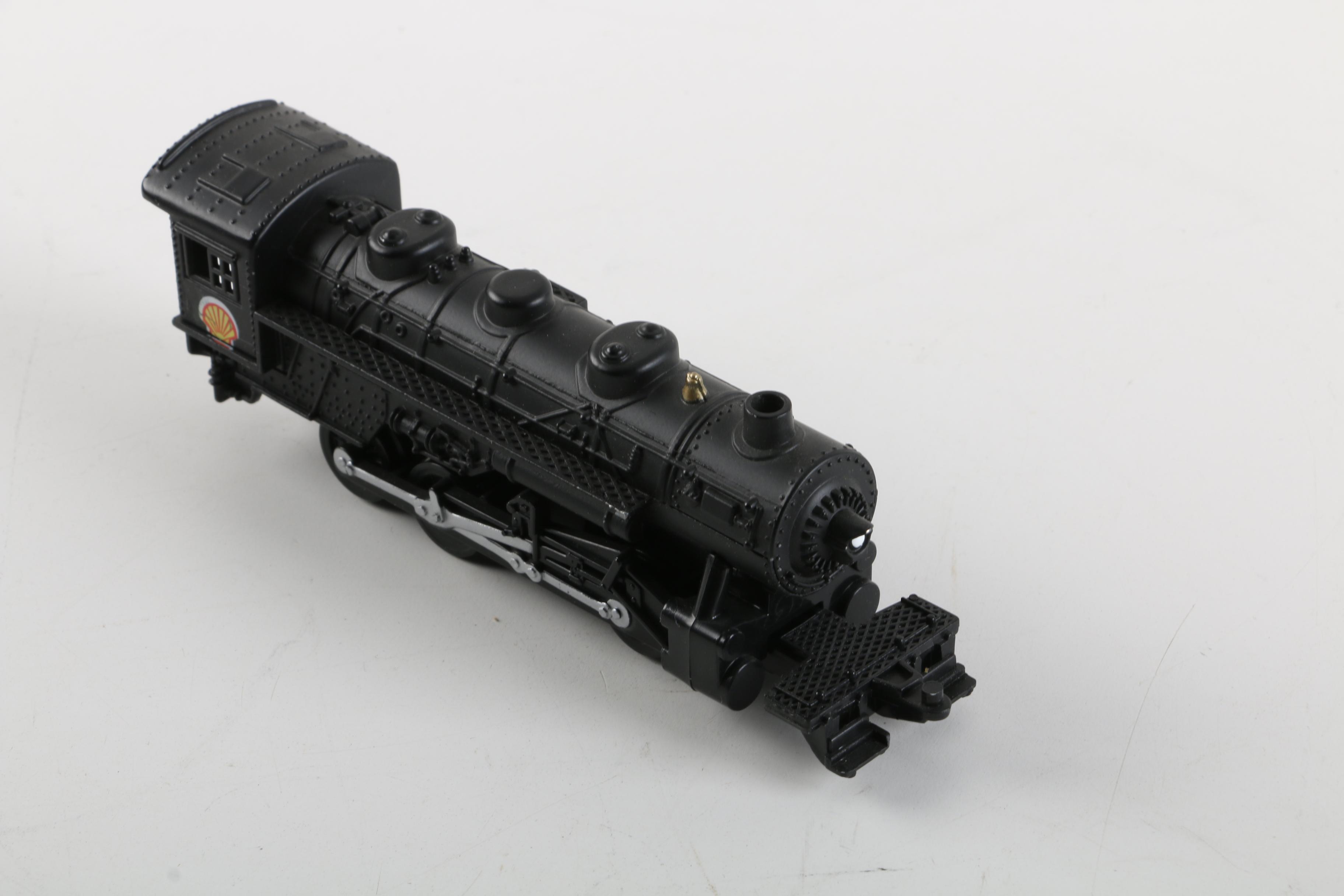 HO Scale Locomotive With Train and Steam Powered Vehicle Themed Postcards