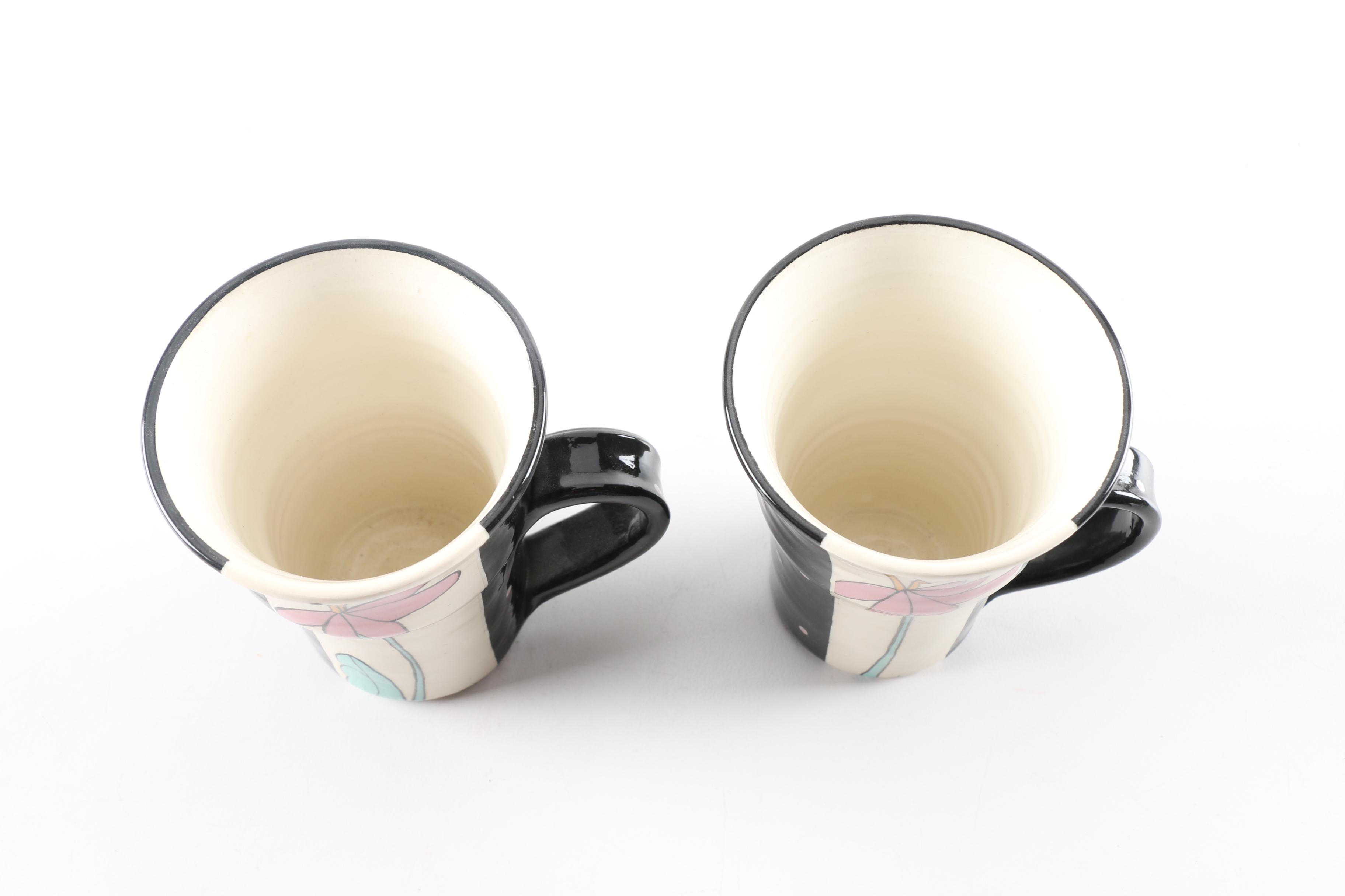 Ceramic Teapot and Cups