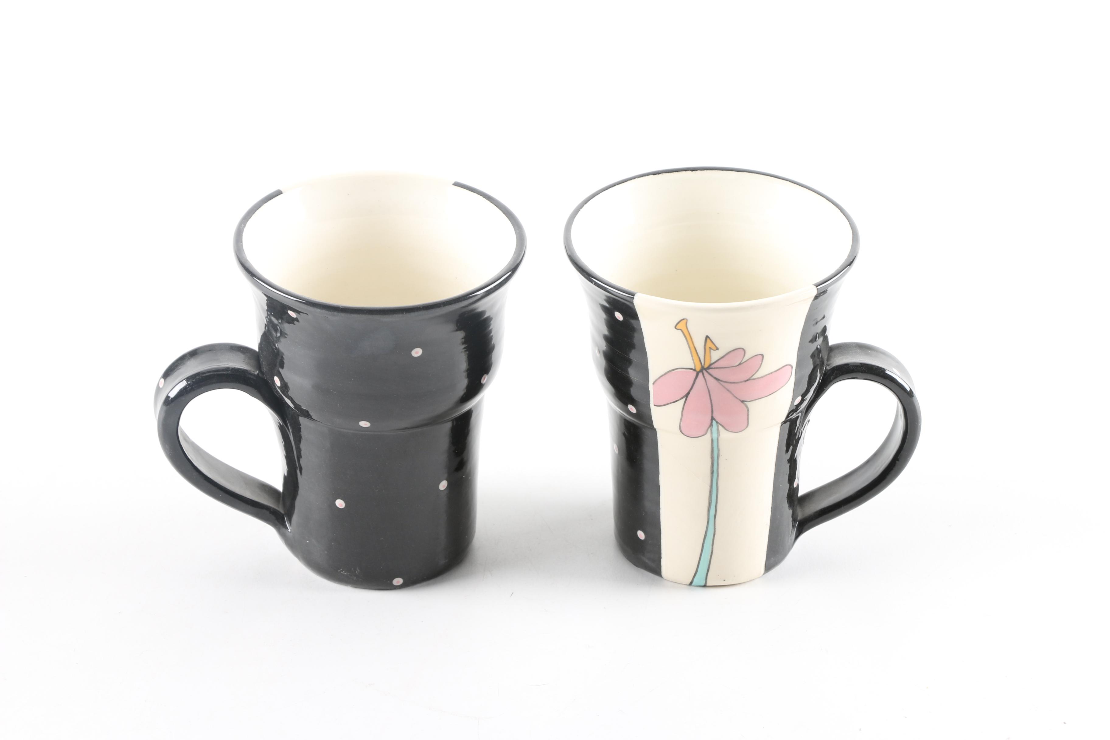 Ceramic Teapot and Cups