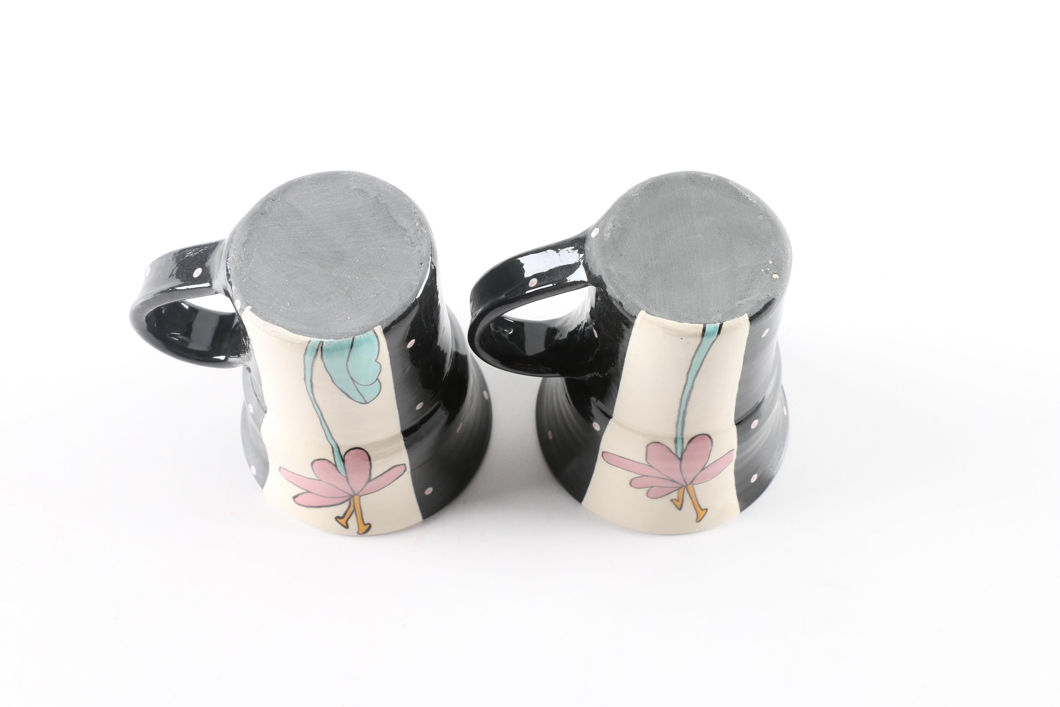 Ceramic Teapot and Cups