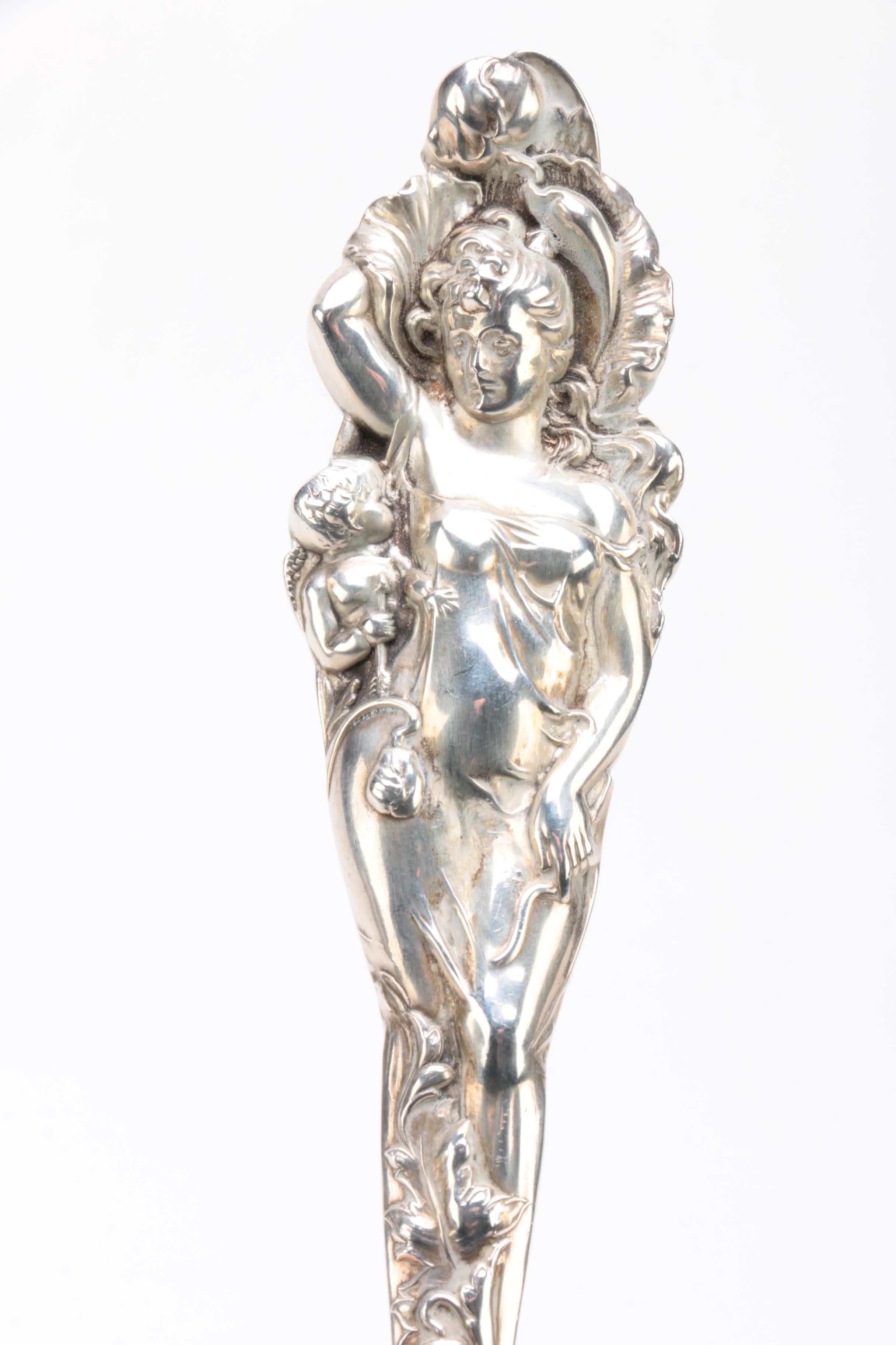 Reed & Barton "Love Disarmed" Sterling Silver Fish Server