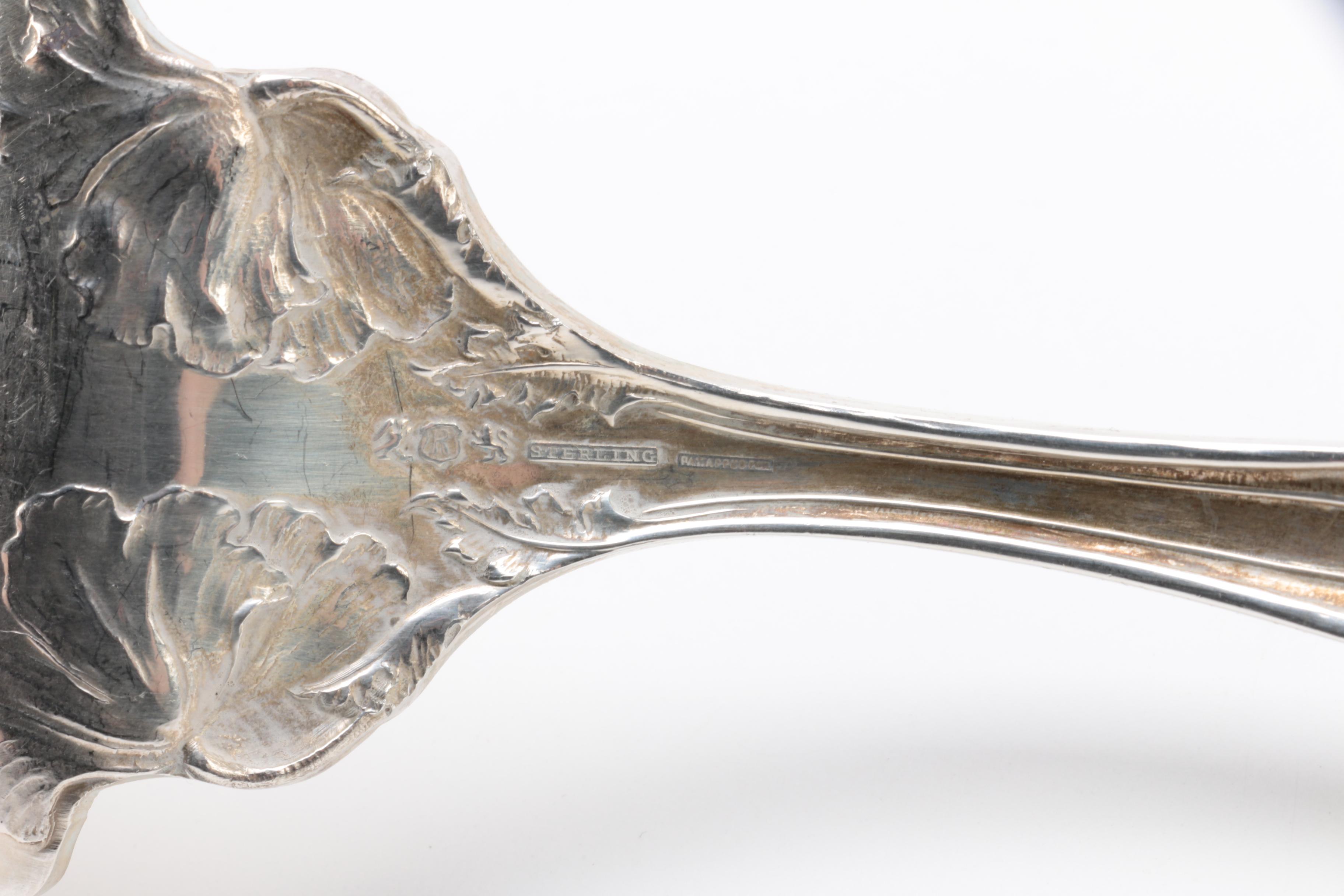 Reed & Barton "Love Disarmed" Sterling Silver Fish Server